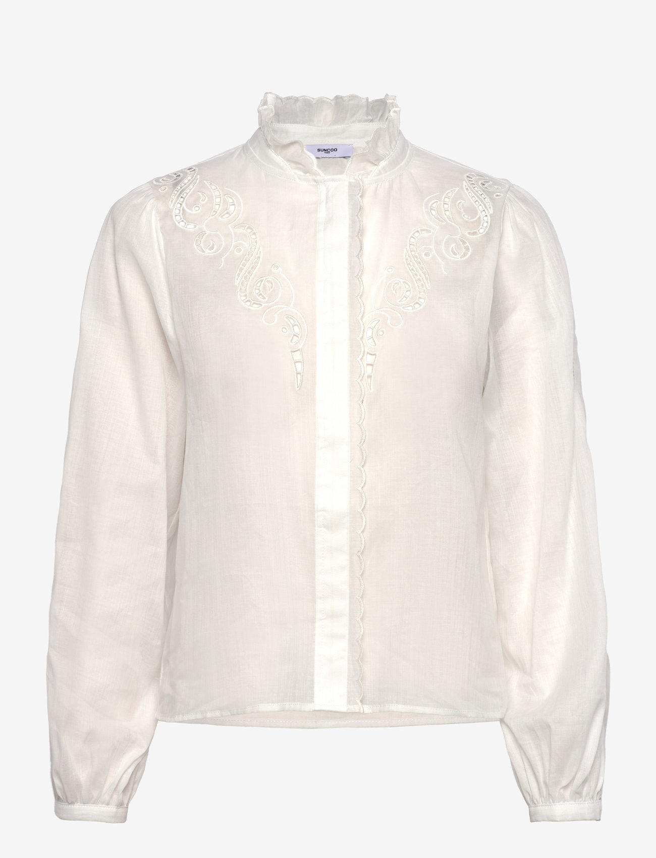 SUNCOO Paris - Leony - langärmlige blusen - blanc casse - 0