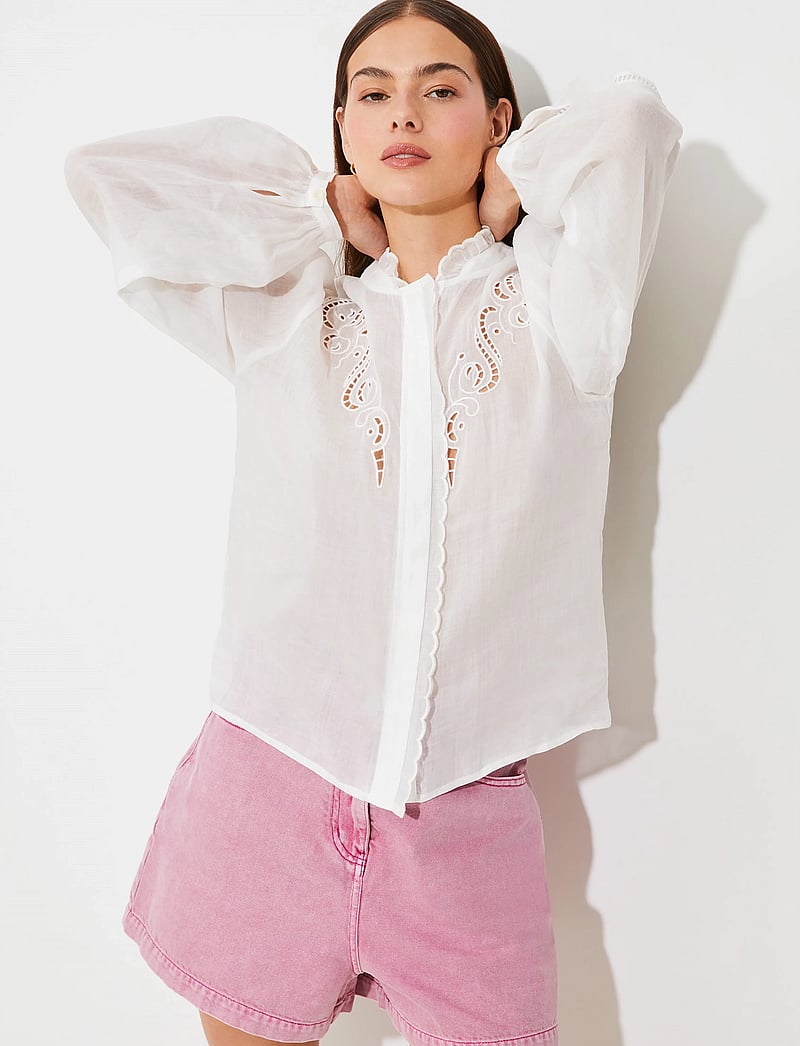 SUNCOO Paris - Leony - langærmede bluser - blanc casse - 3