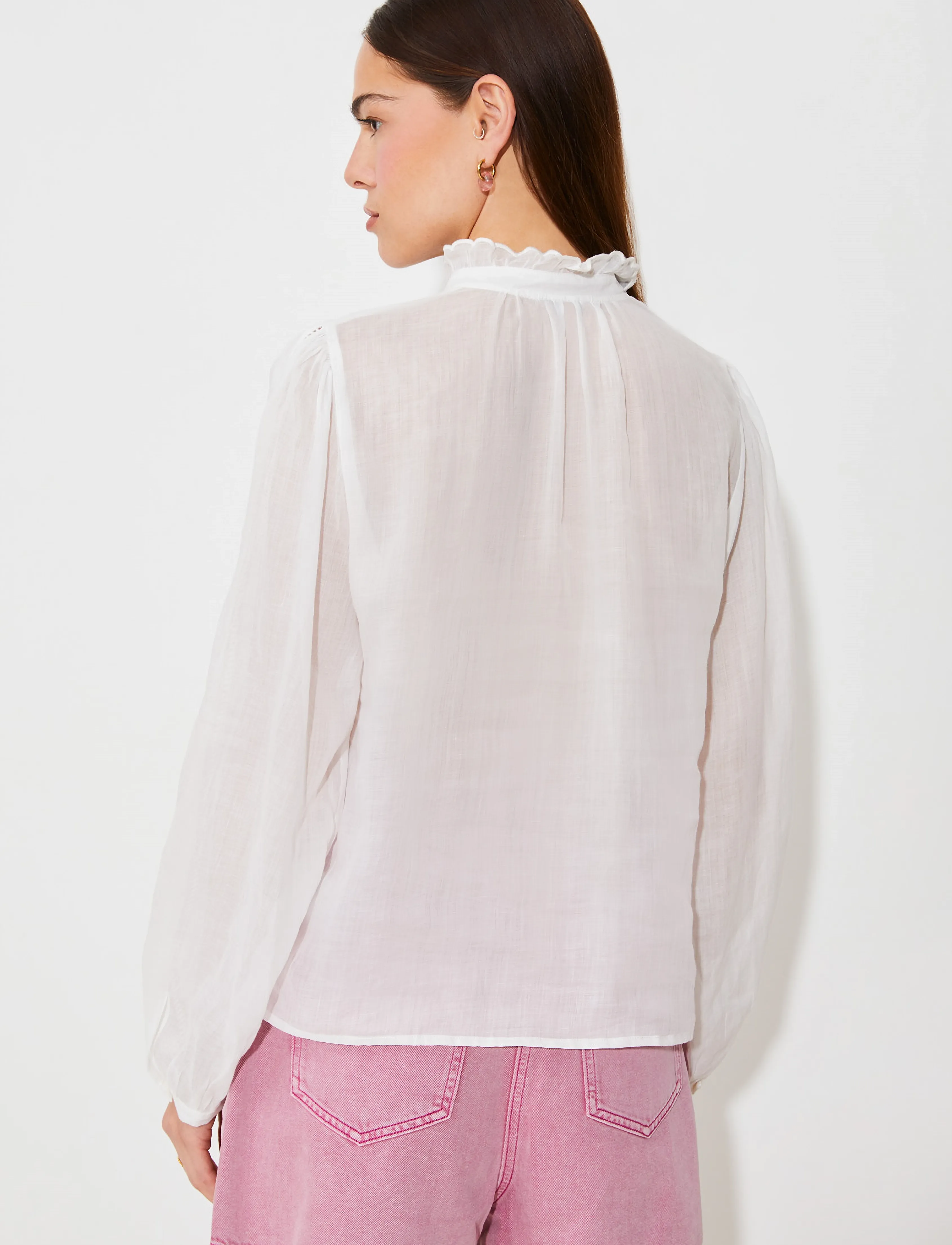 SUNCOO Paris - Leony - langärmlige blusen - blanc casse - 4