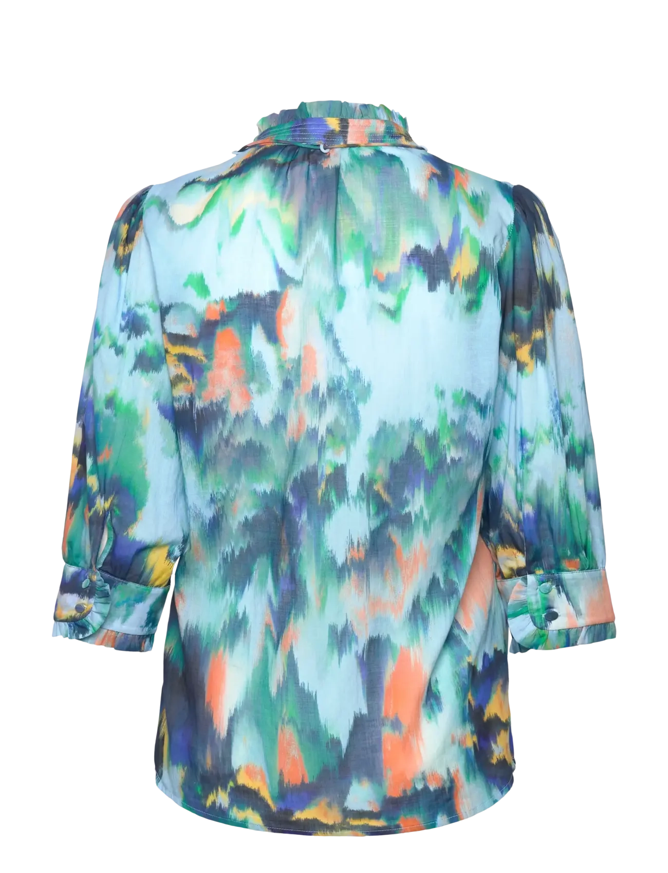 SUNCOO Paris - Lassie - short-sleeved blouses - turquoise - 2