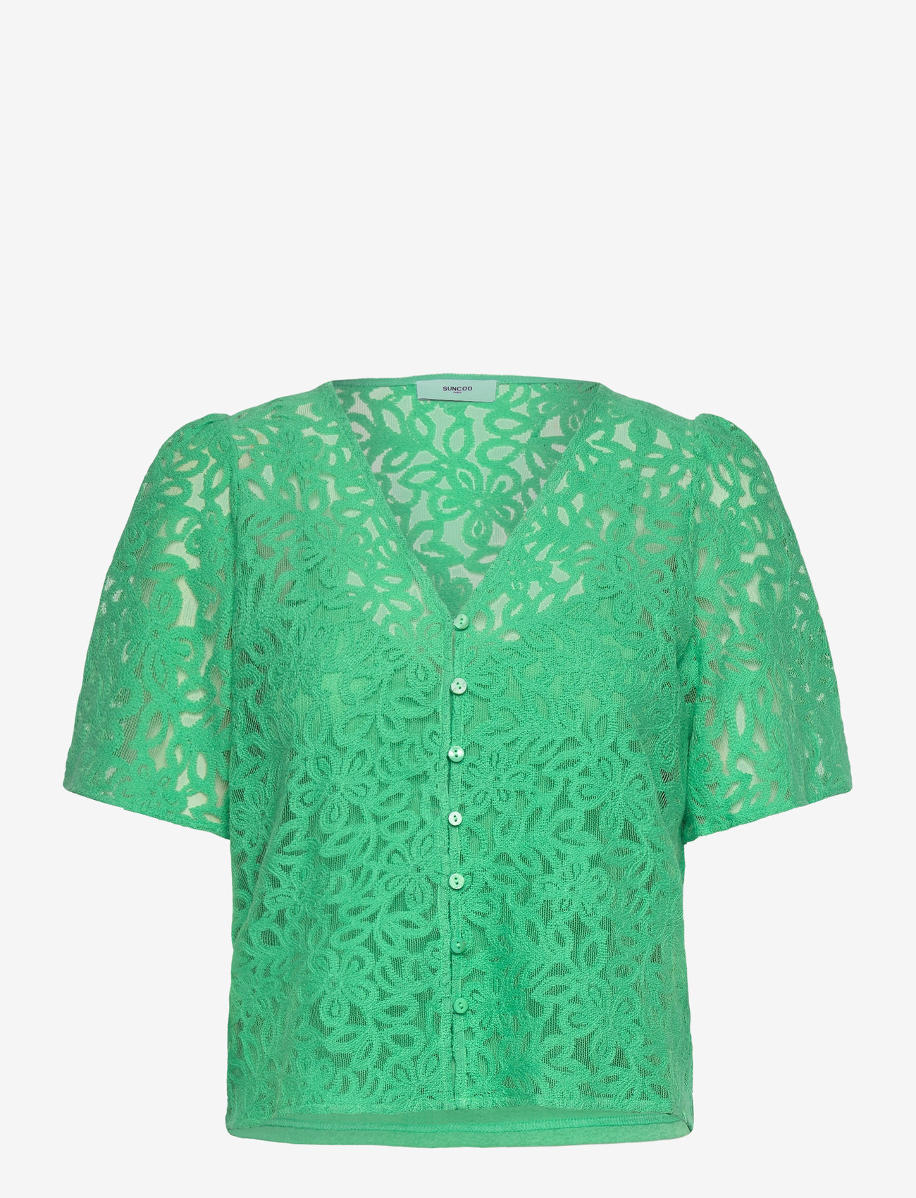 SUNCOO Paris - Lea - kortærmede bluser - vert - 0