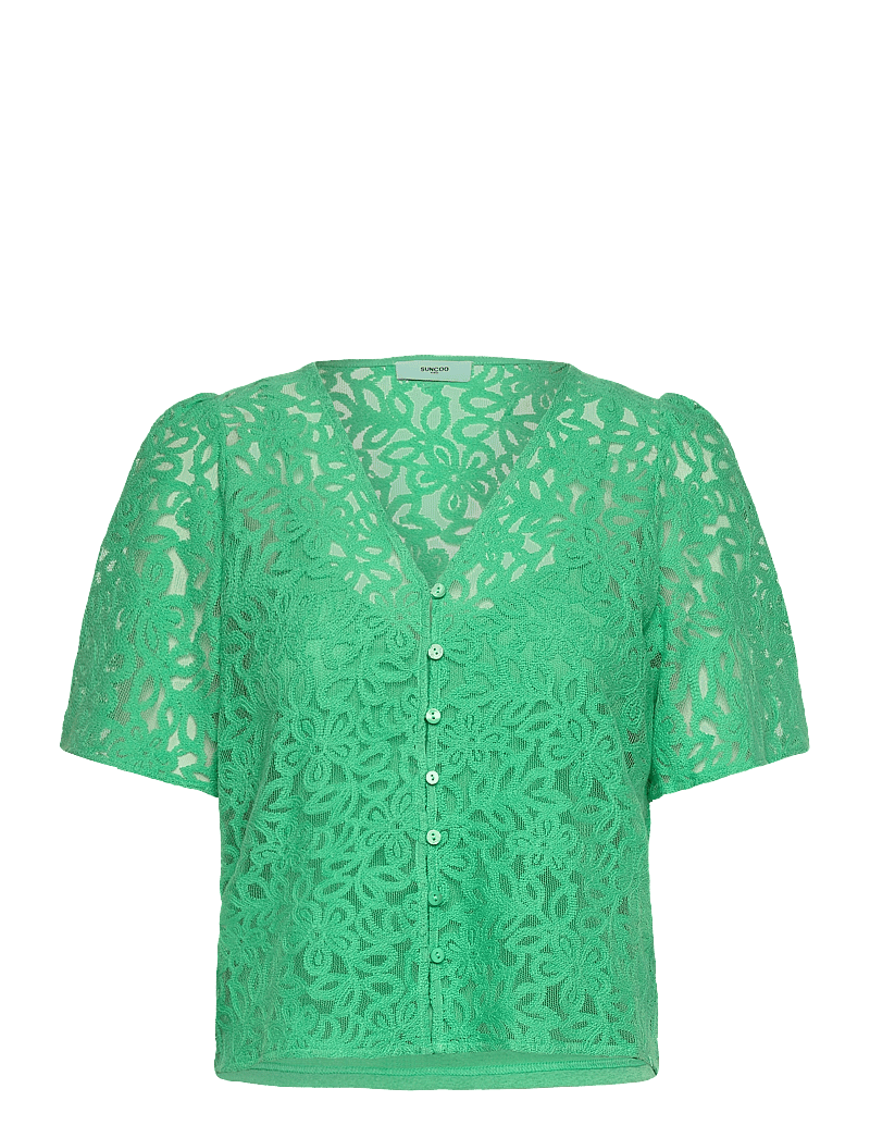 SUNCOO Paris - Lea - kortærmede bluser - vert - 0