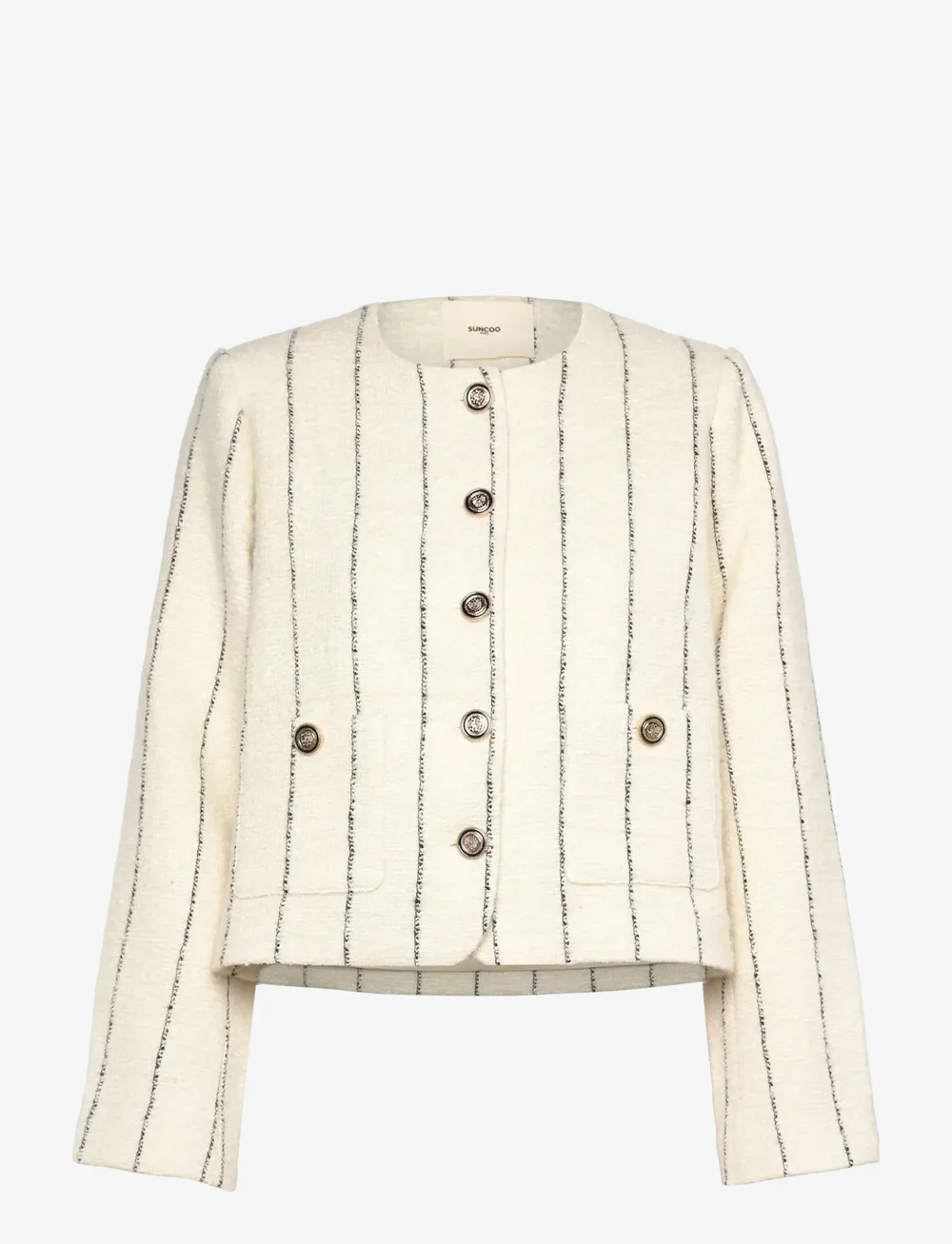 SUNCOO Paris - Diane - cardigans - blanc casse - 1