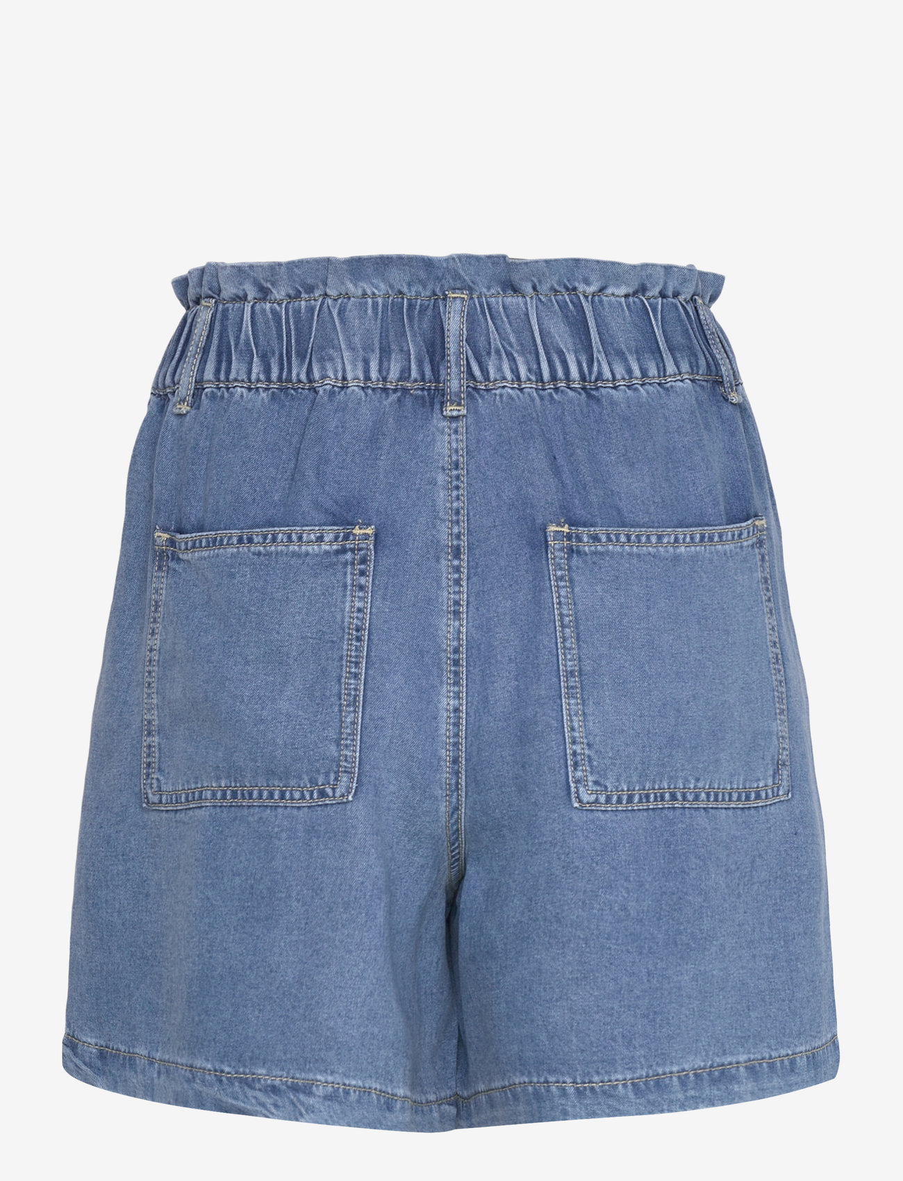 SUNCOO Paris - Kiki - paper bag shorts - bleu jeans - 1