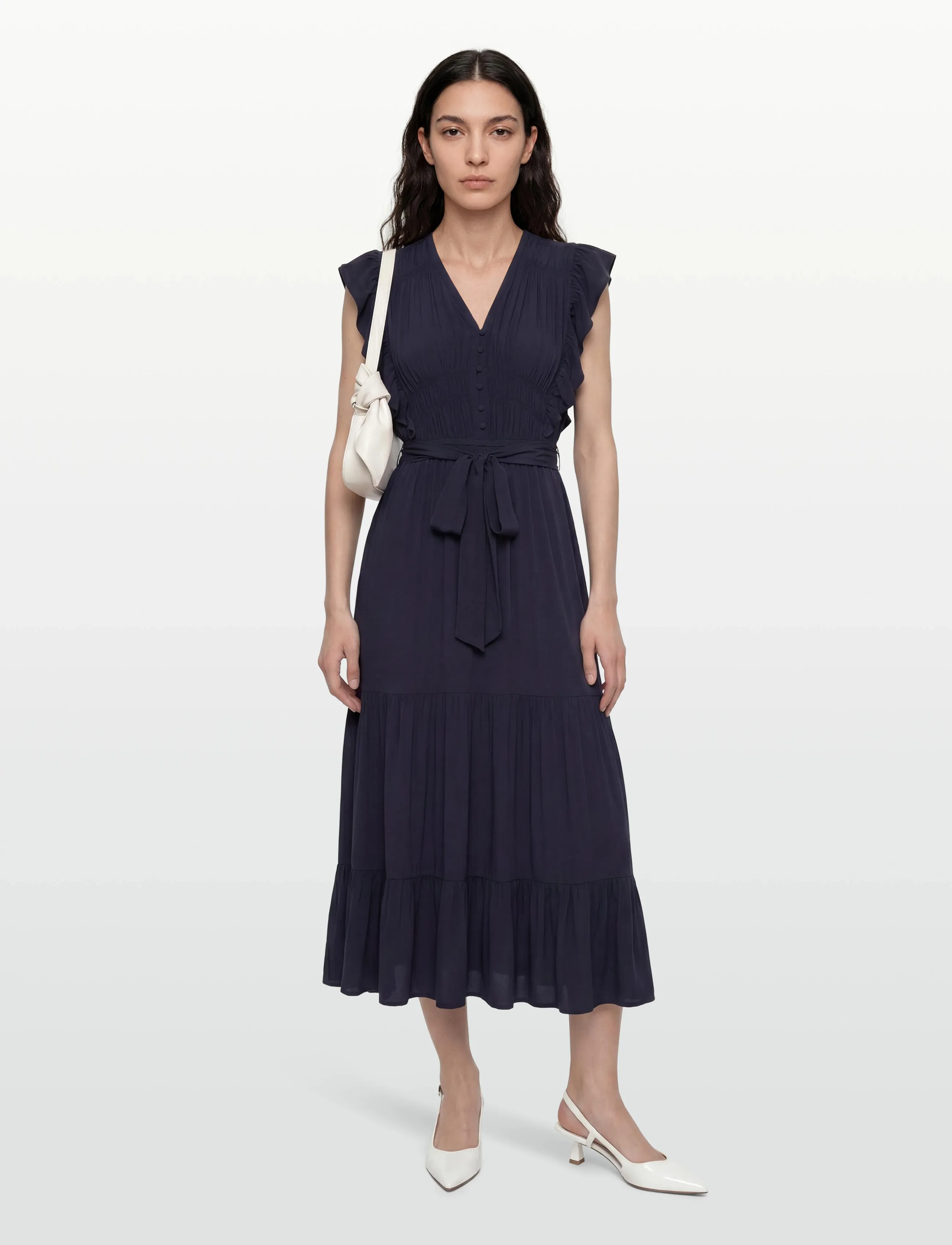 SUNCOO Paris Coraly - Kjoler - BLEU NUIT / navy