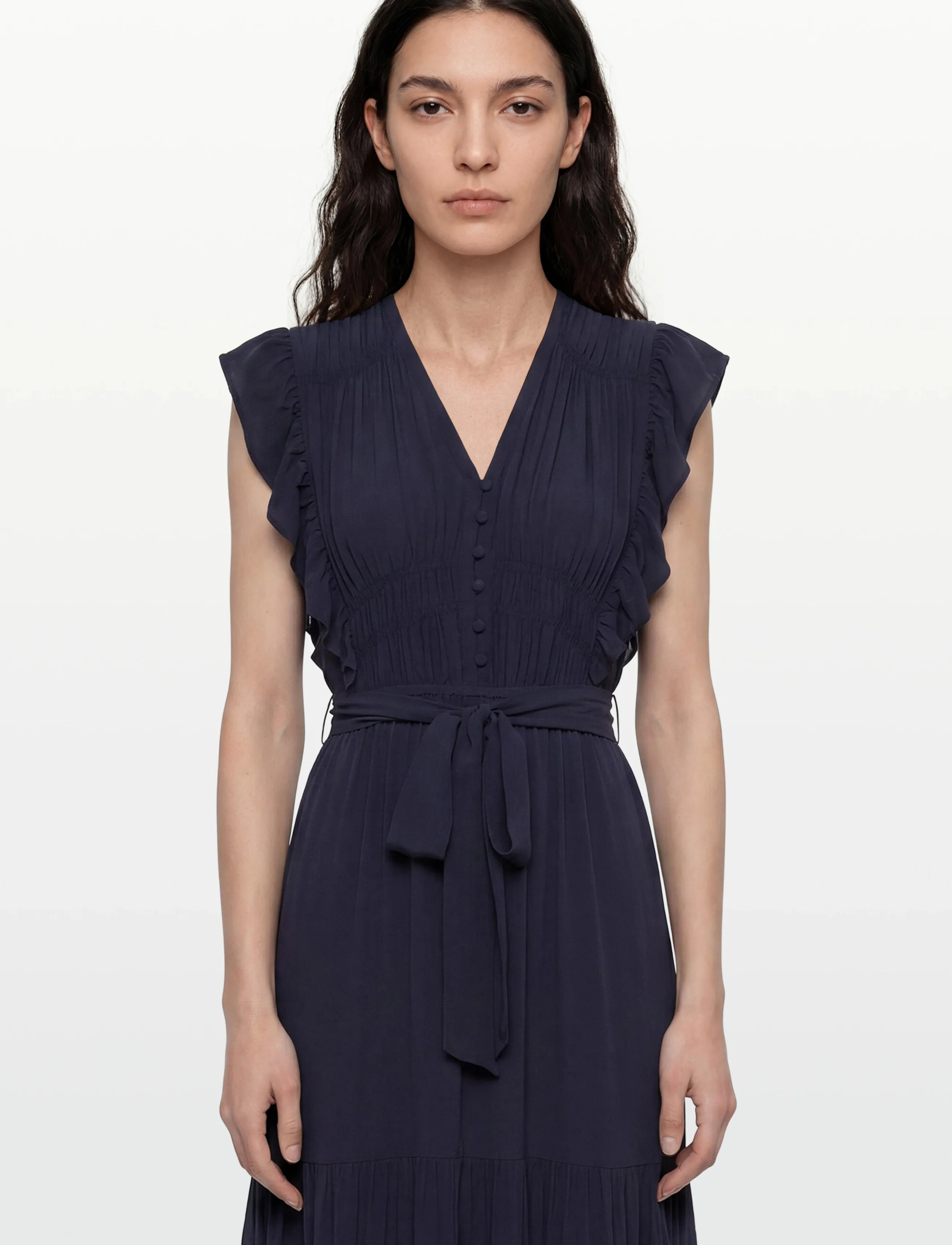 SUNCOO Paris - Coraly - summer dresses - bleu nuit - 3