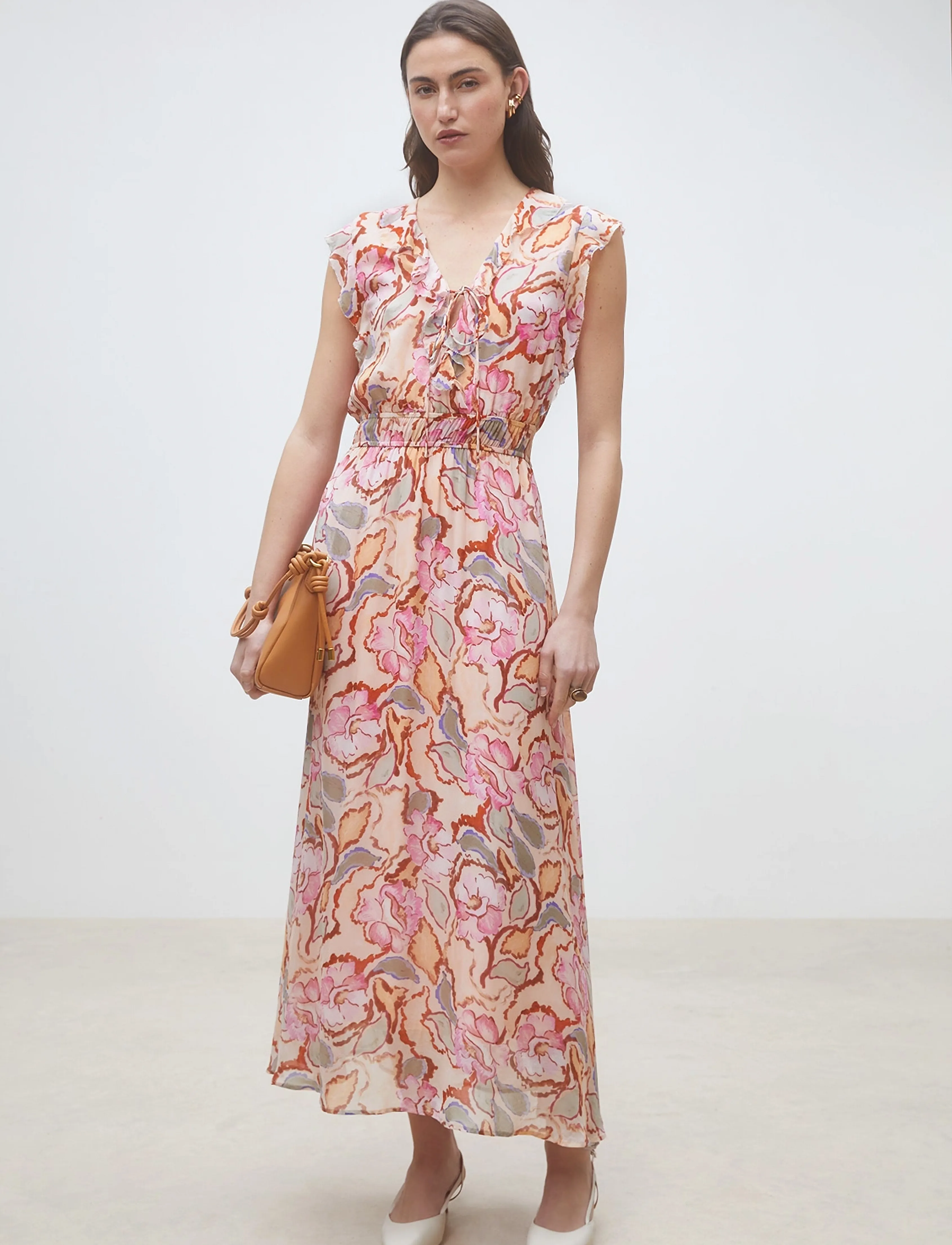 SUNCOO Paris Cali, S, Dresses, Rosa - Knee-length & Midi, Frauen