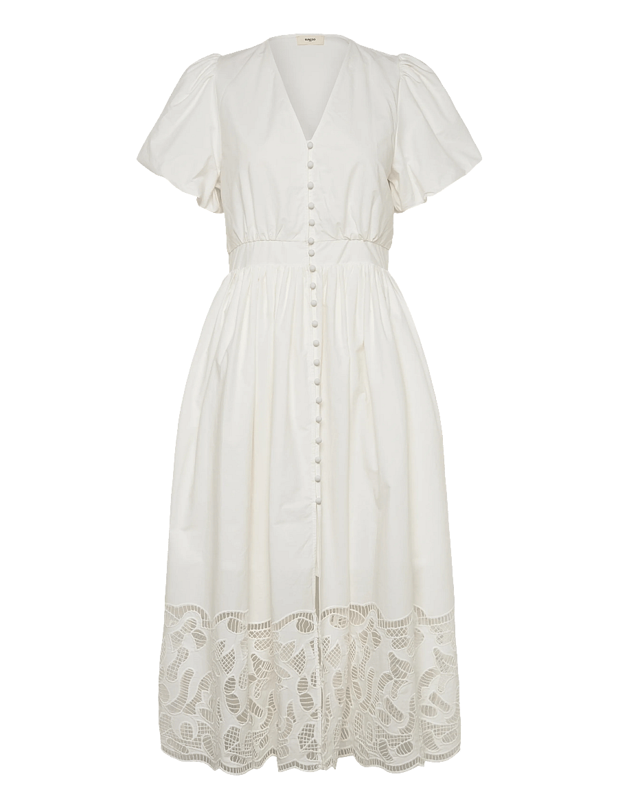 SUNCOO Paris - Cecily - sommerkleider - blanc casse - 1