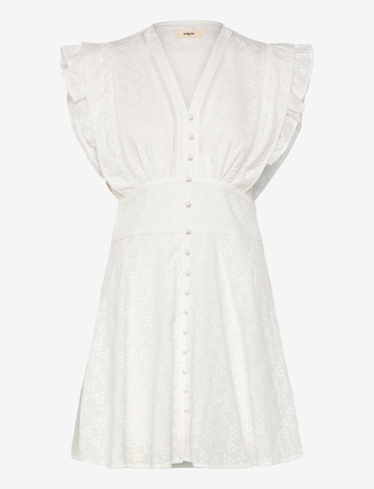 SUNCOO Paris - Cybille - sommarklänningar - blanc casse - 0