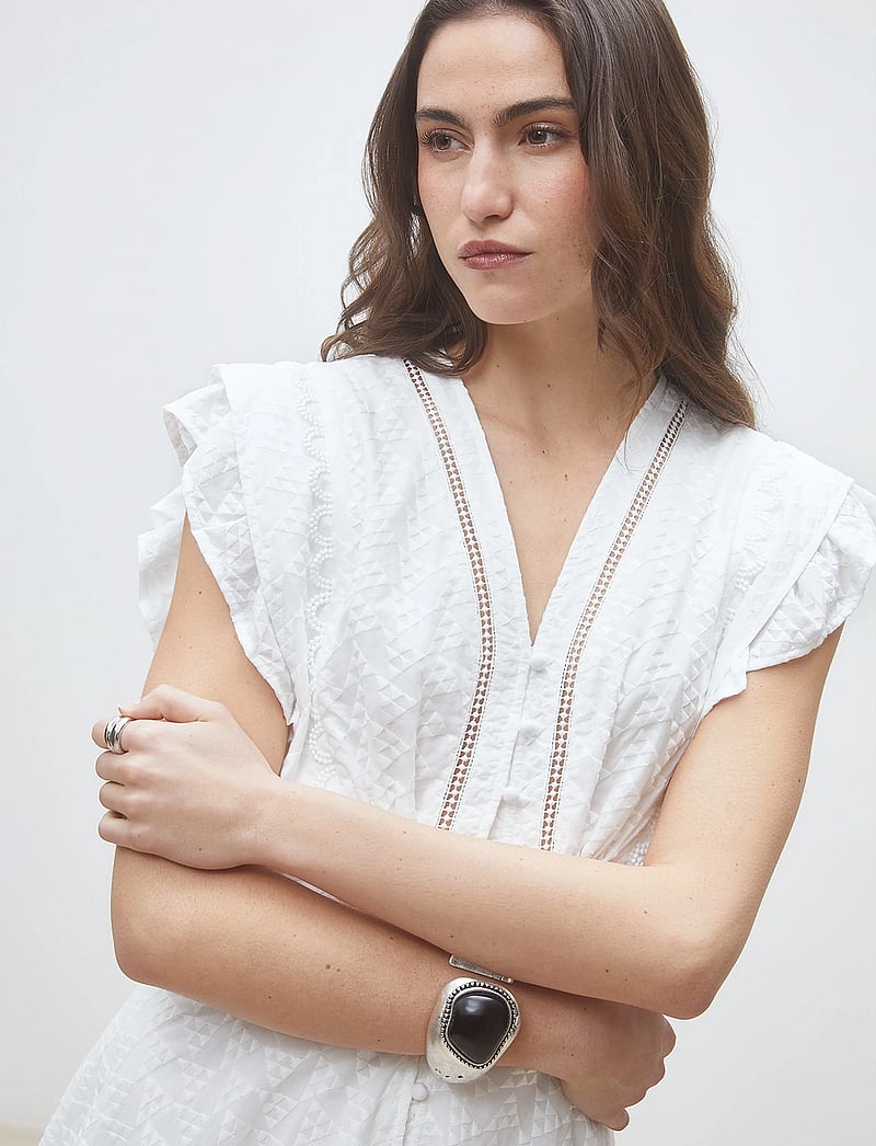 SUNCOO Paris - Cybille - sommerkleider - blanc casse - 4