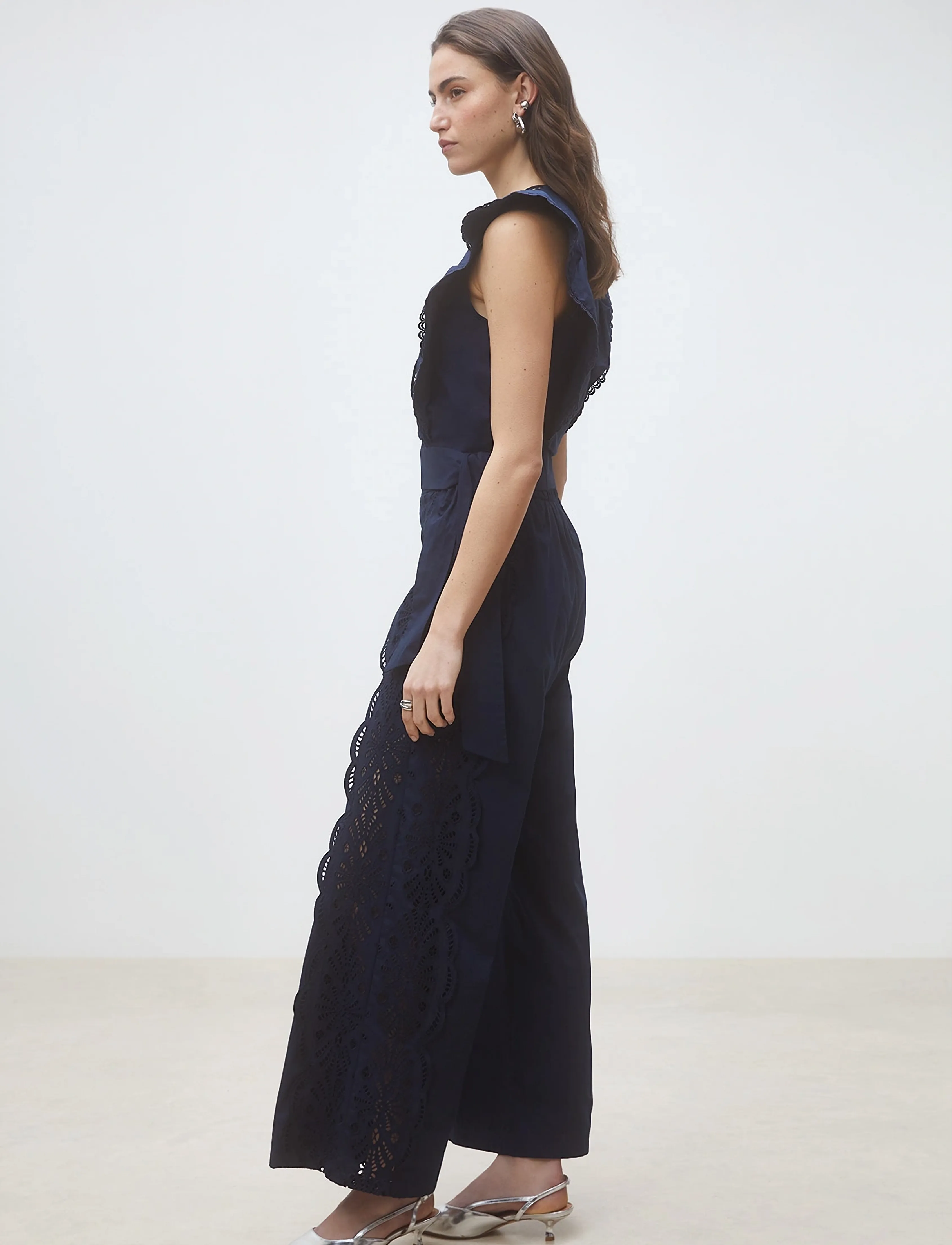 SUNCOO Paris - Jules - culottes - bleu nuit - 2