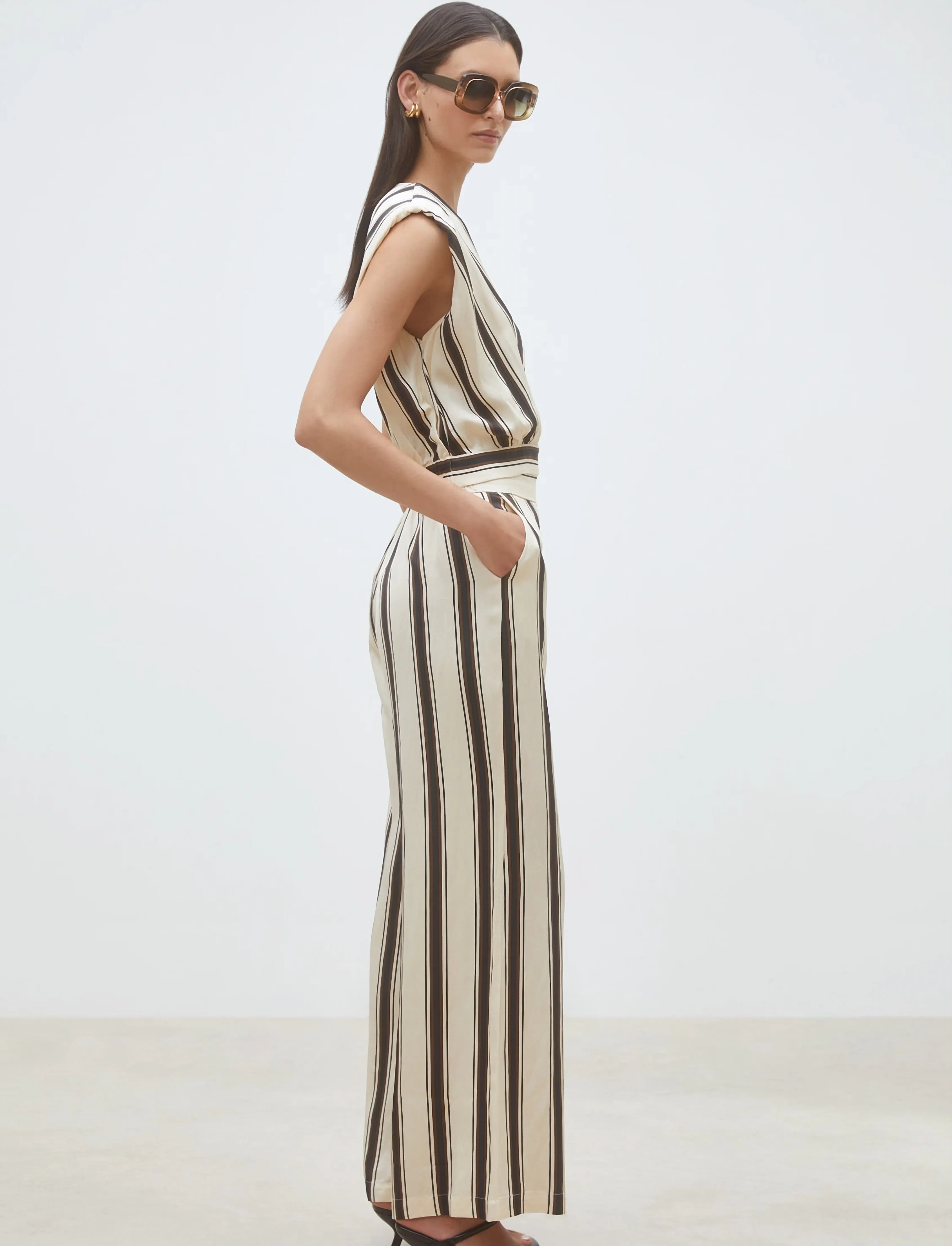 SUNCOO Paris - Jerry - leinenhosen - creme - 4
