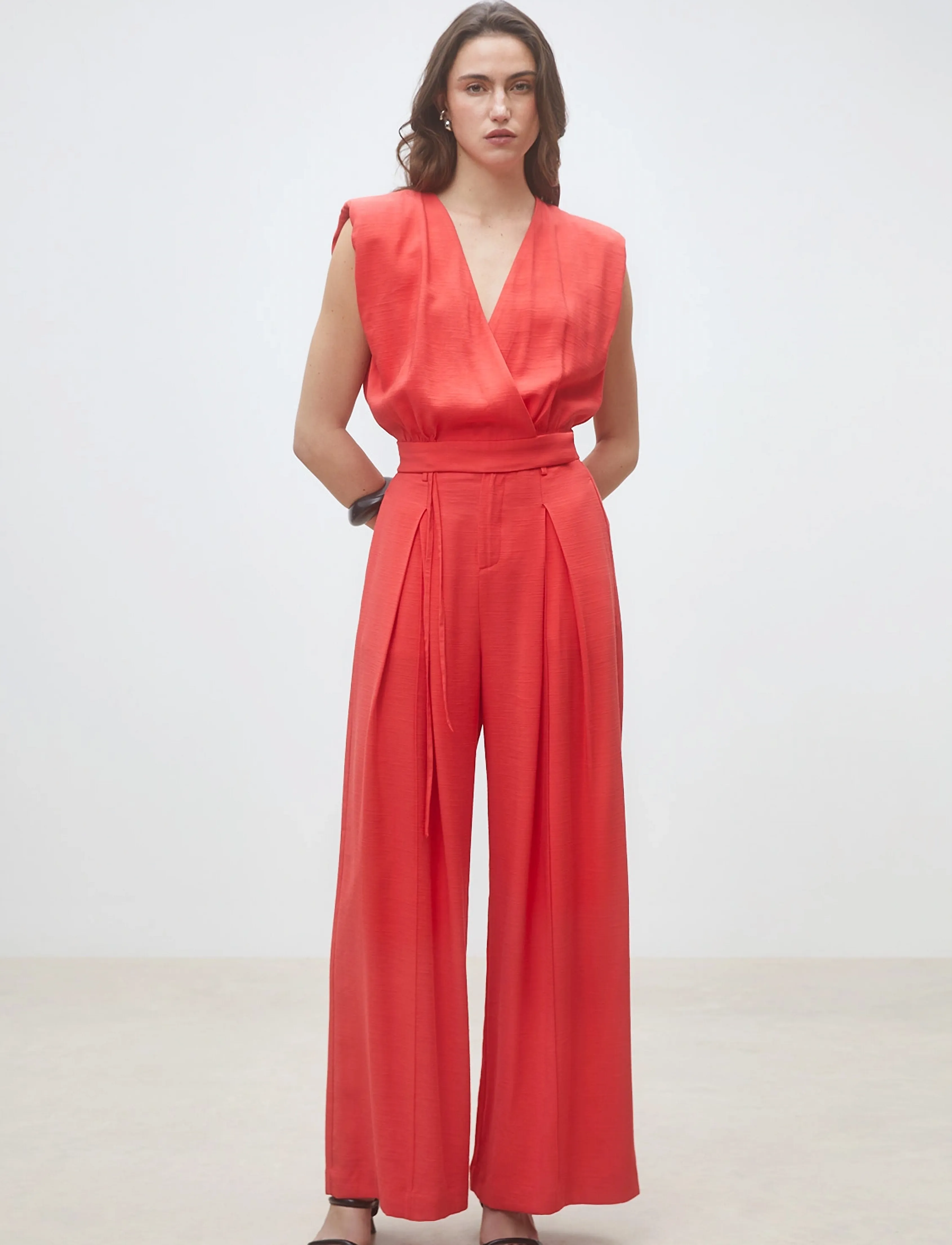 SUNCOO Paris Julio, M, Trousers, Koralle - Wide Leg, Frauen
