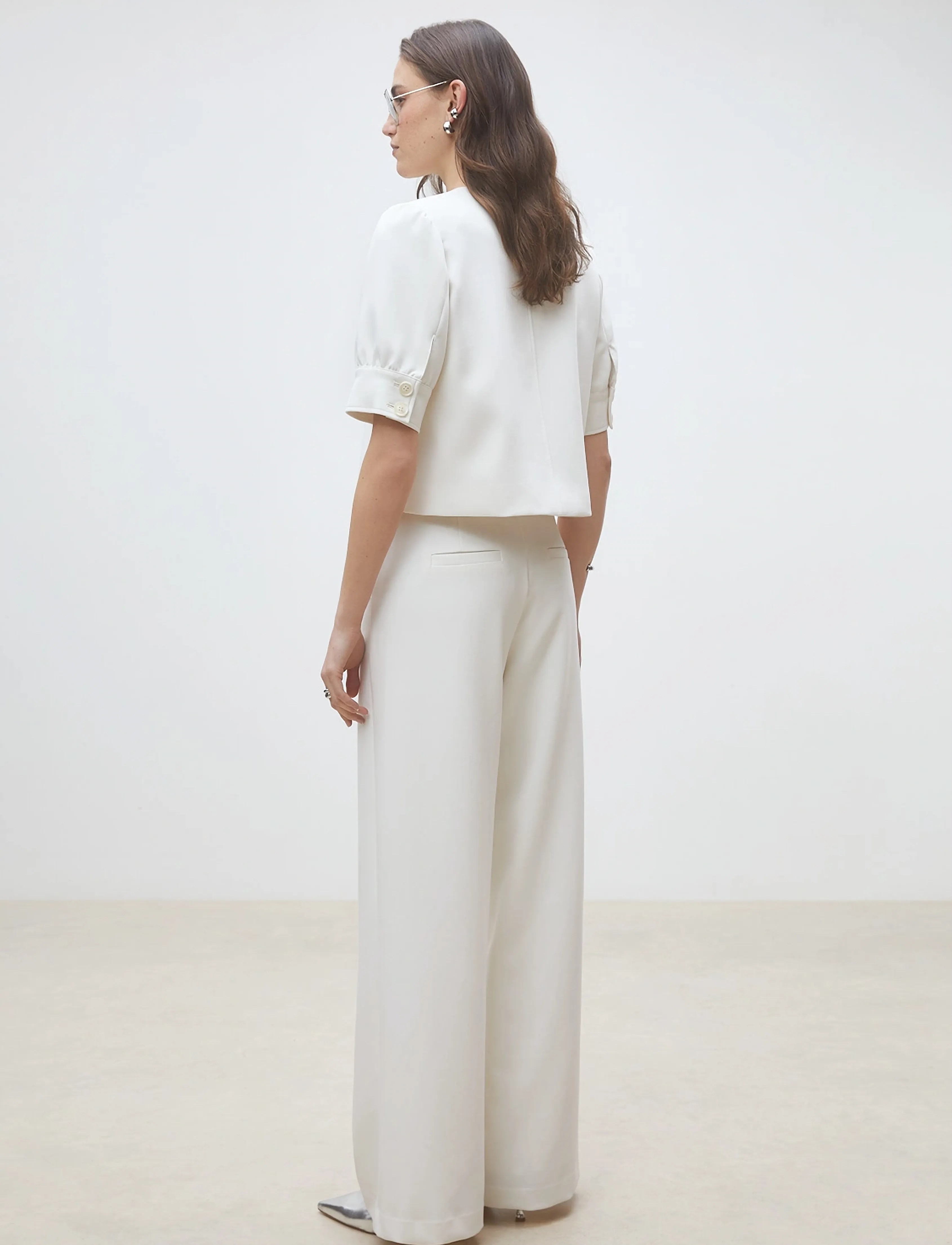 SUNCOO Paris - Jewel - anzugshosen - blanc casse - 3