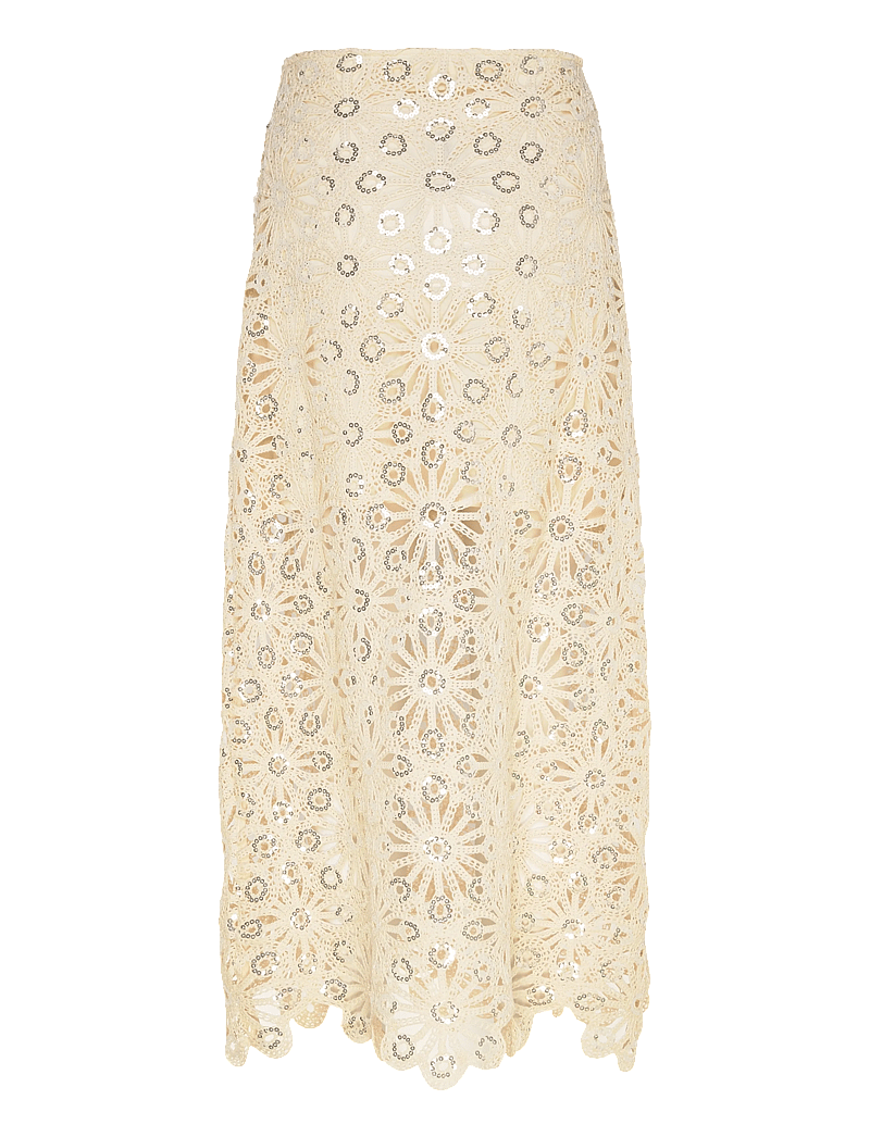 SUNCOO Paris - Fanny - pailletten-röcke - beige - 2