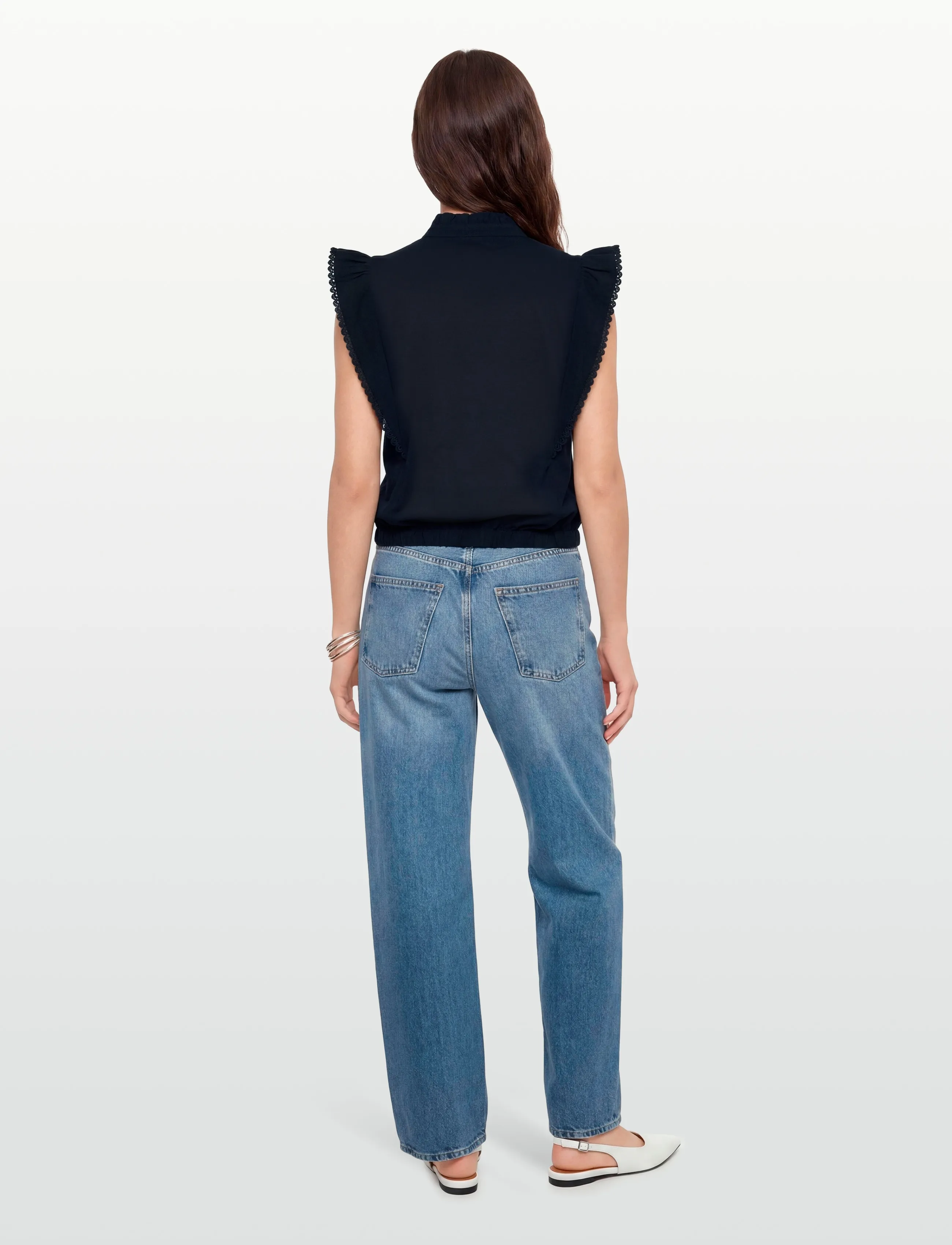 SUNCOO Paris - Louna - Ærmeløse bluser - bleu nuit - 4