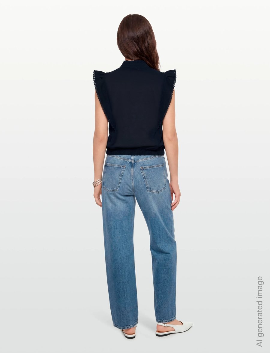 SUNCOO Paris - Louna - Ärmellose blusen - bleu nuit - 4