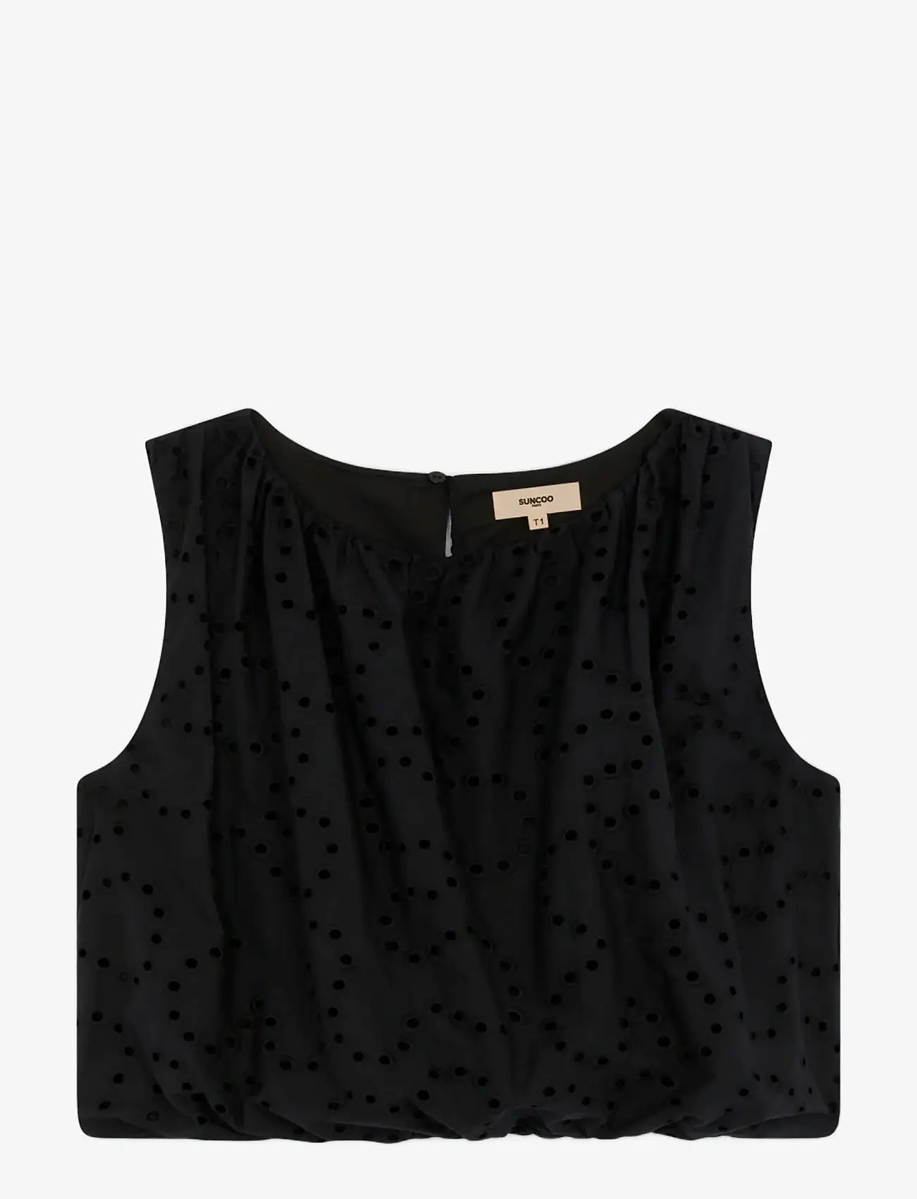 SUNCOO Paris - Lisa - crop tops - noir - 0