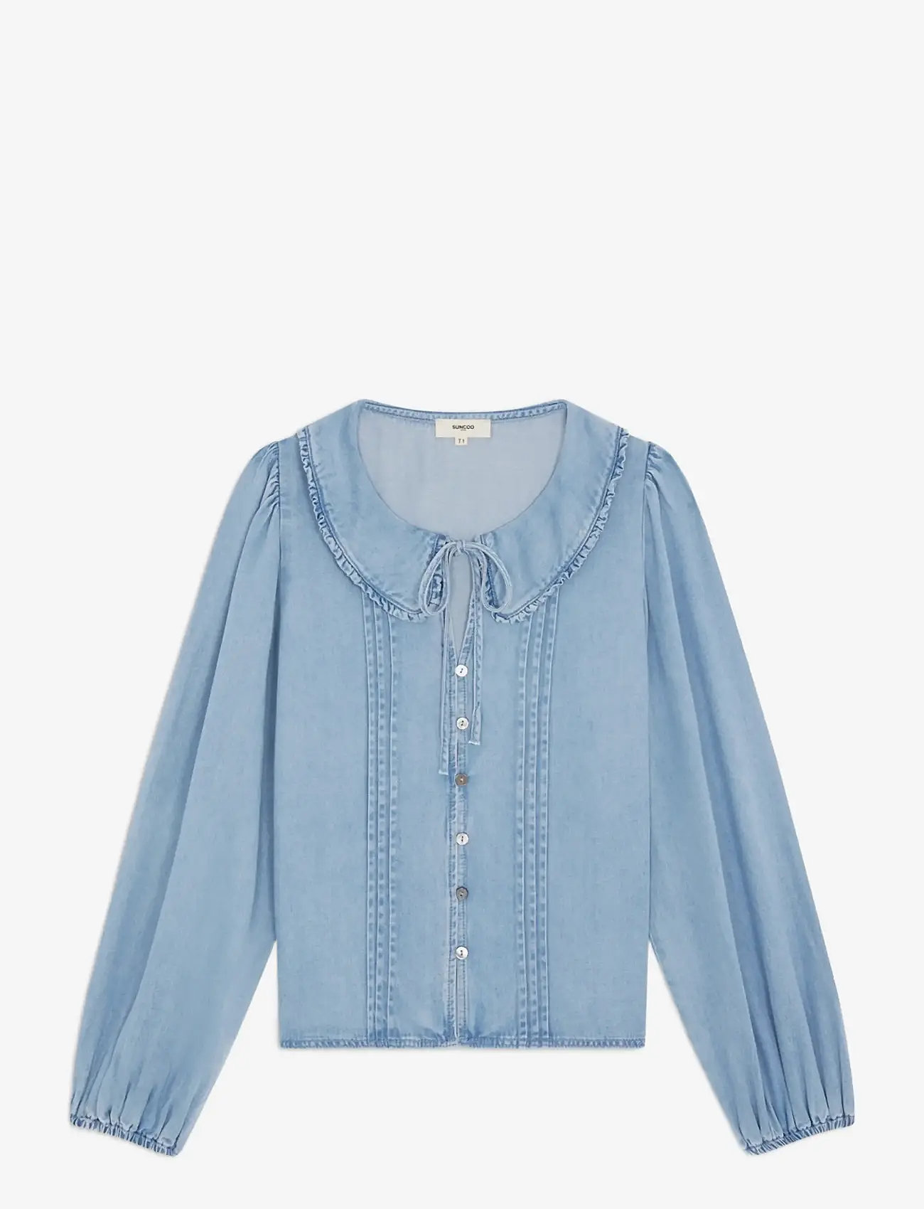 SUNCOO Paris - Lazar - jeanshemden - jeans clair - 0