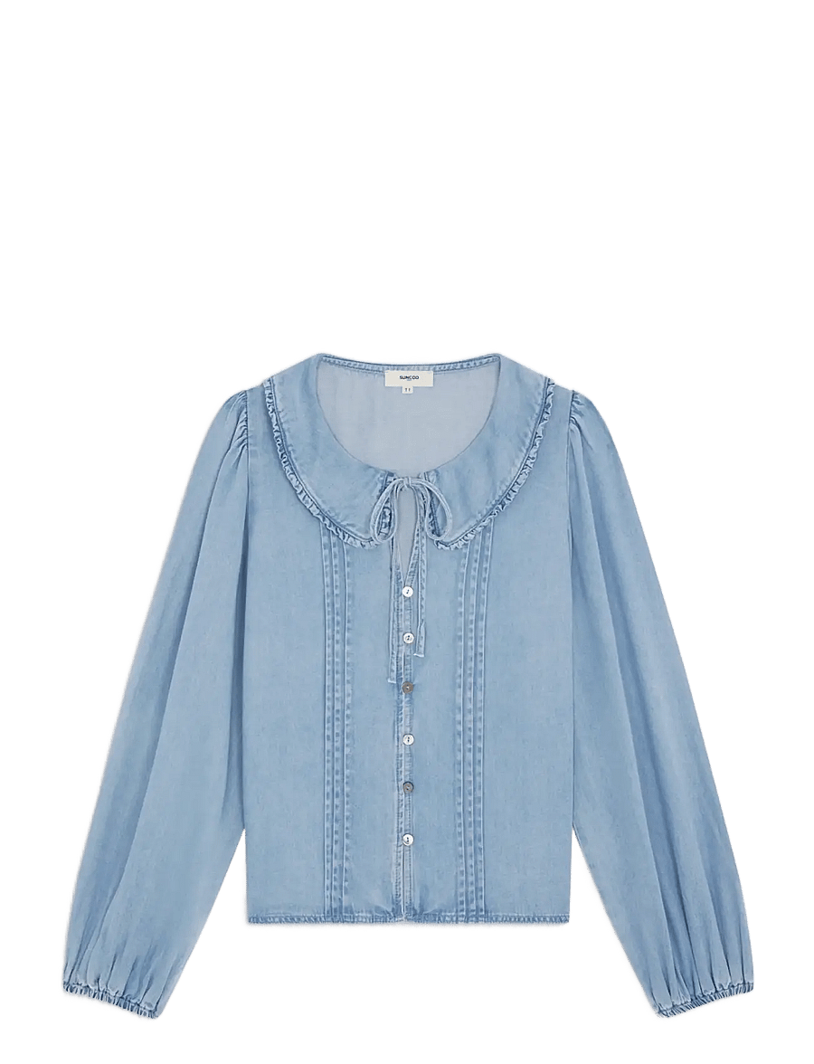 SUNCOO Paris - Lazar - denimskjorter - jeans clair - 0