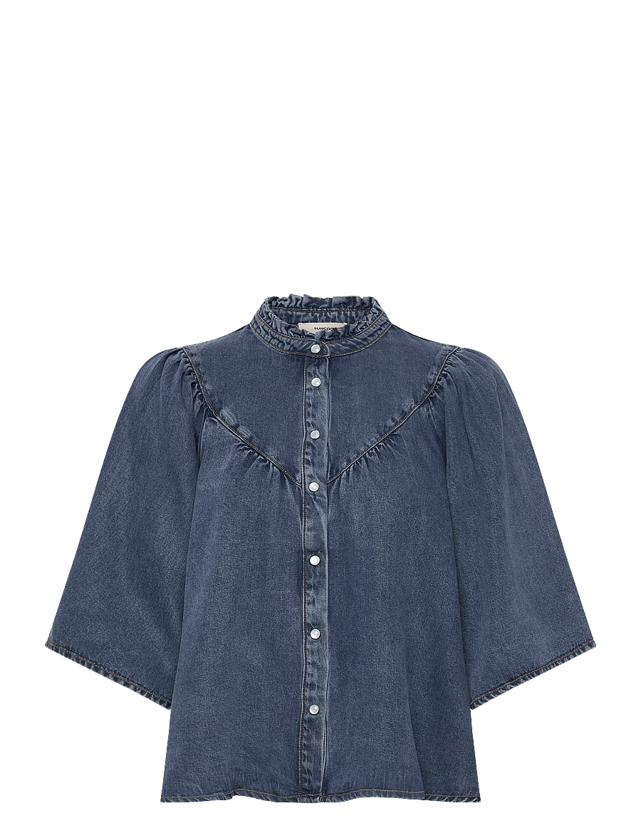 SUNCOO Paris - Louise - jeanshemden - bleu jeans - 1