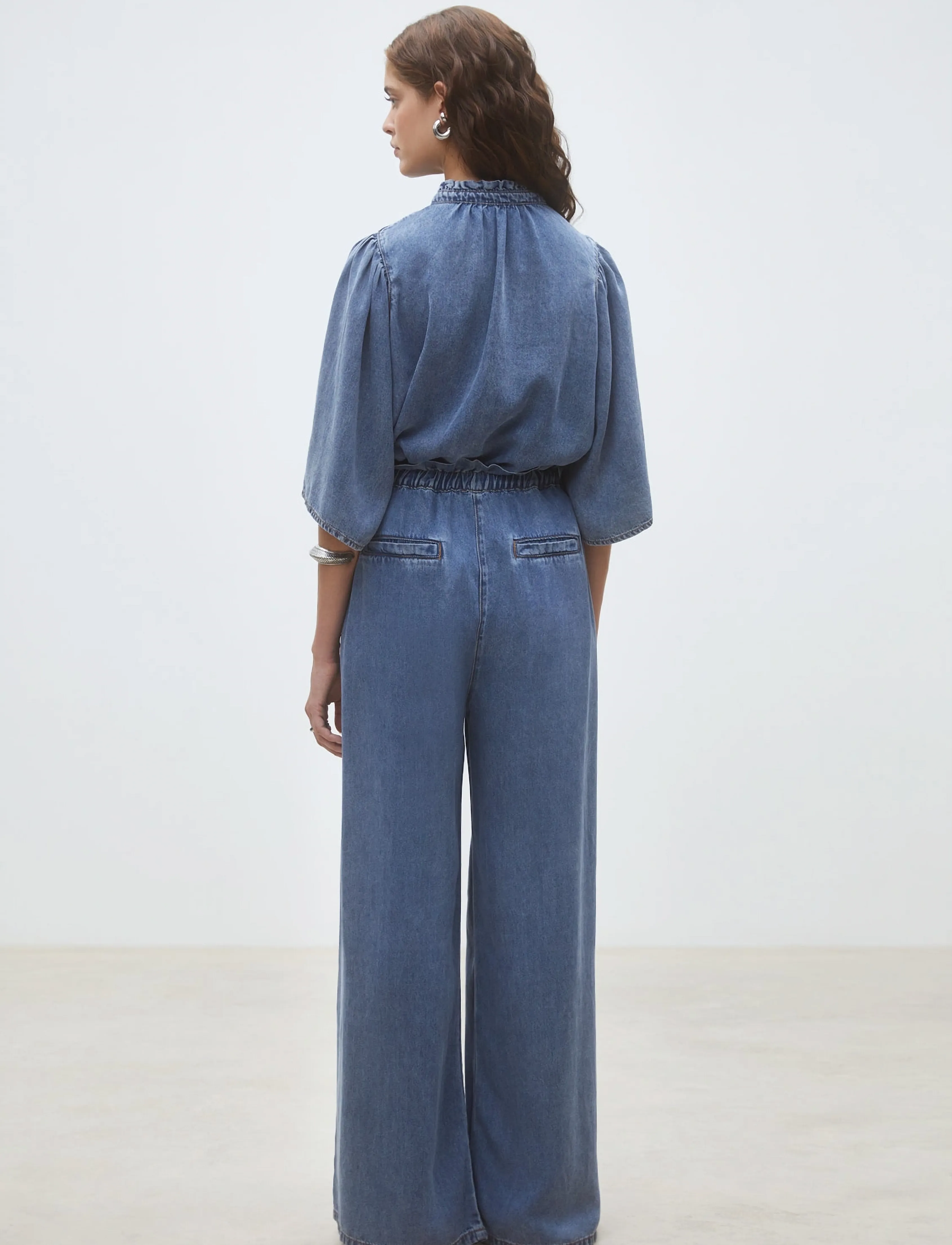 SUNCOO Paris - Louise - jeanshemden - bleu jeans - 3