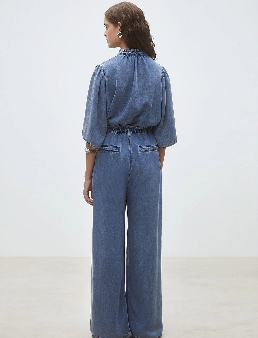 SUNCOO Paris - Louise - jeanshemden - bleu jeans - 3