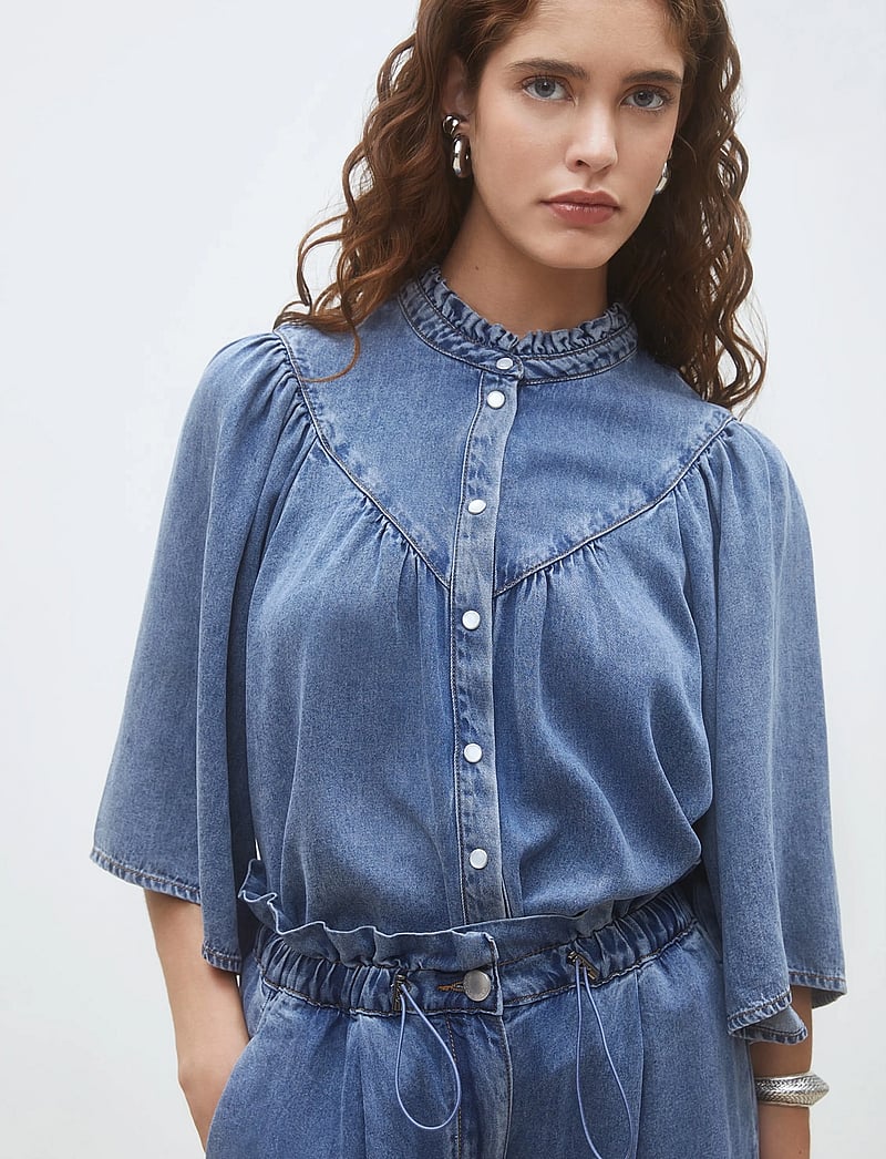 SUNCOO Paris - Louise - jeanshemden - bleu jeans - 4