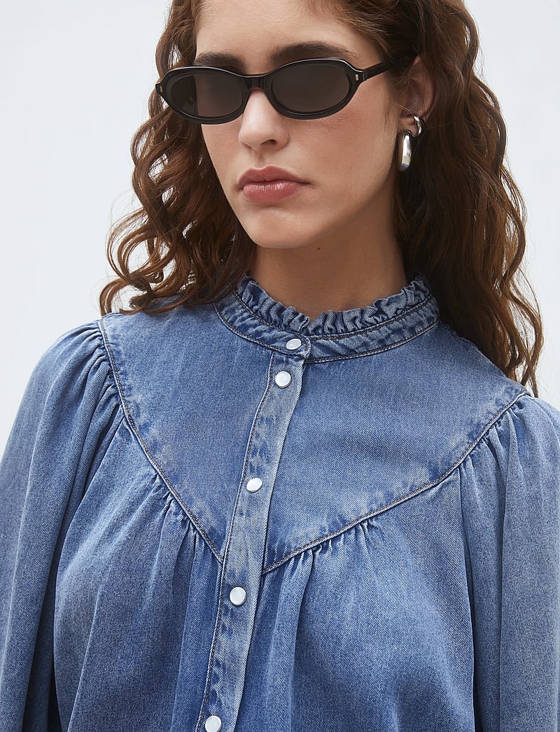SUNCOO Paris - Louise - jeanshemden - bleu jeans - 5