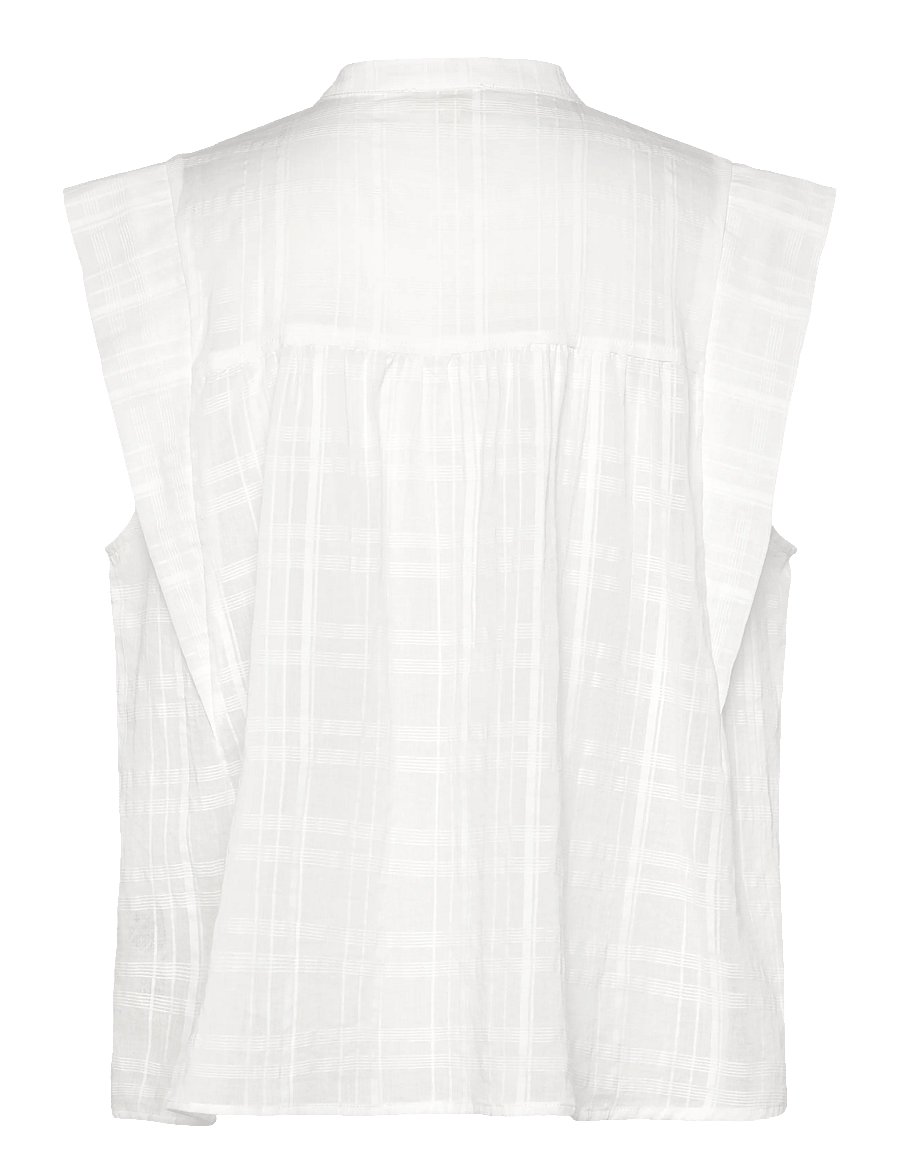 SUNCOO Paris - Lily - Ärmellose blusen - blanc casse - 2
