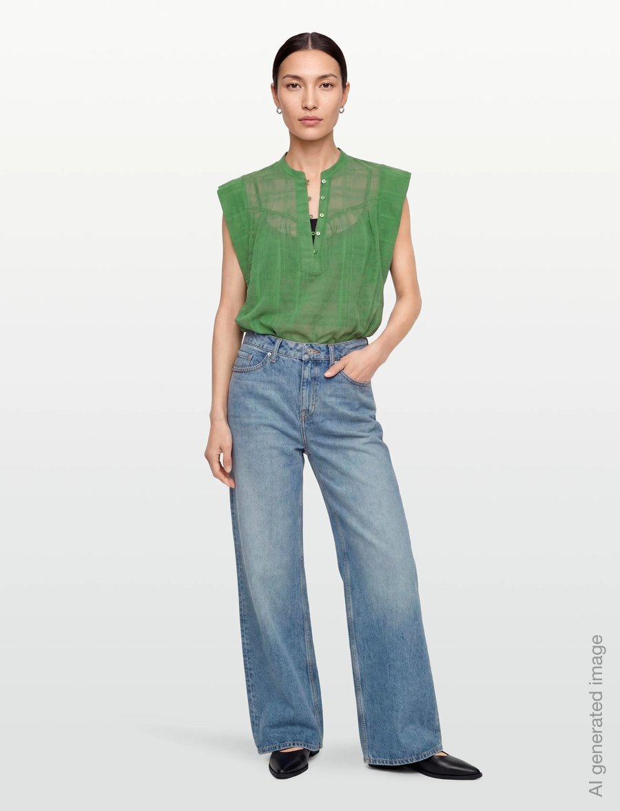 SUNCOO Paris - Lily - Ærmeløse bluser - vert - 0