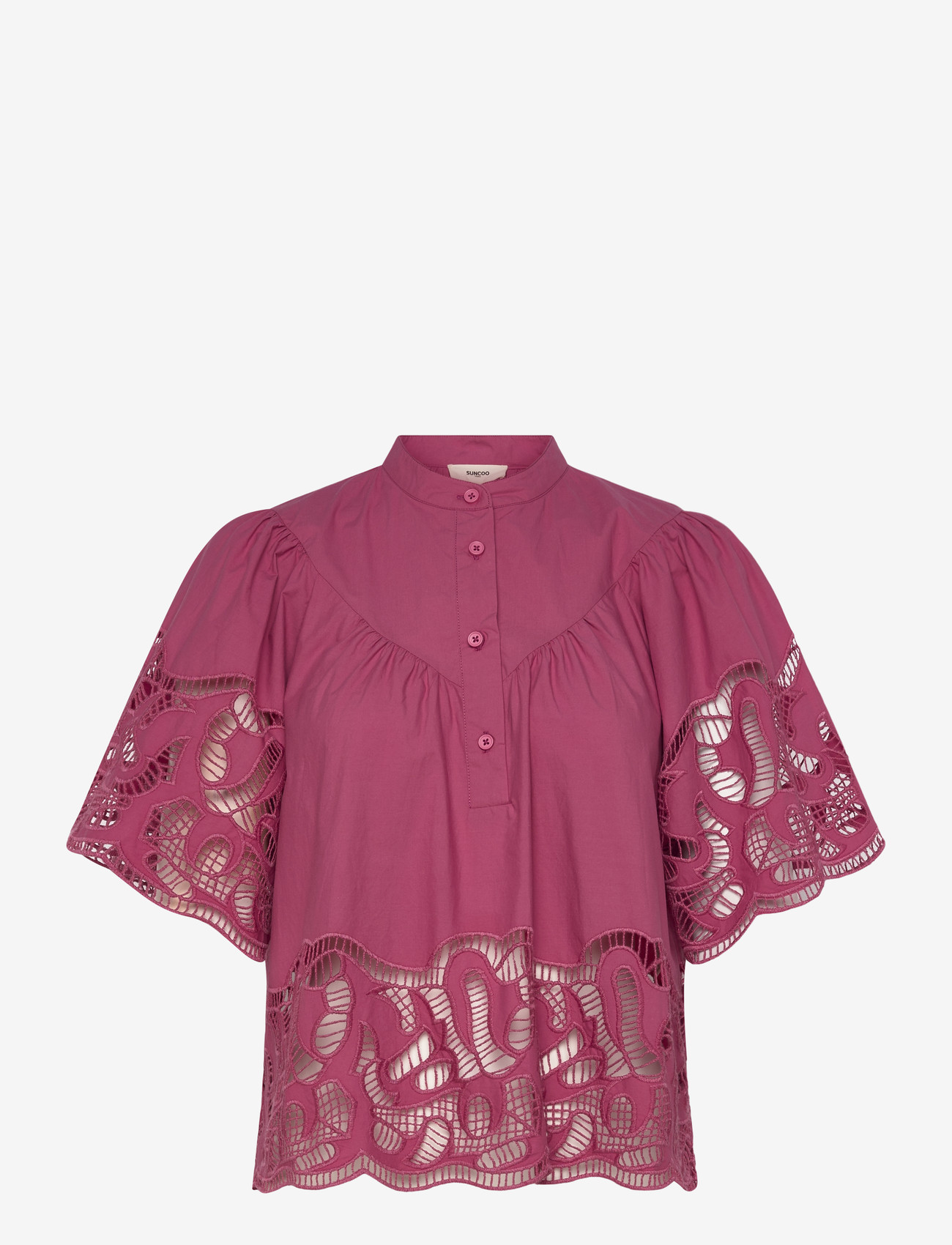 SUNCOO Paris - Linda - kortærmede bluser - bois de rose - 0