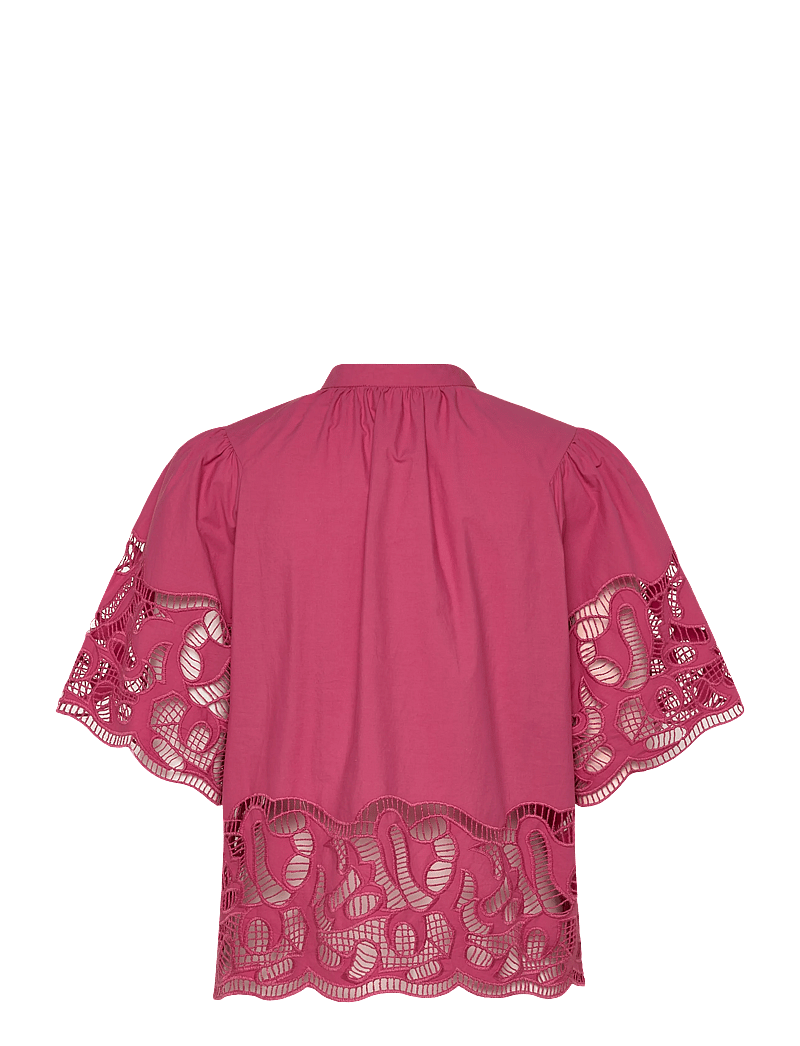 SUNCOO Paris - Linda - kurzämlige blusen - bois de rose - 1
