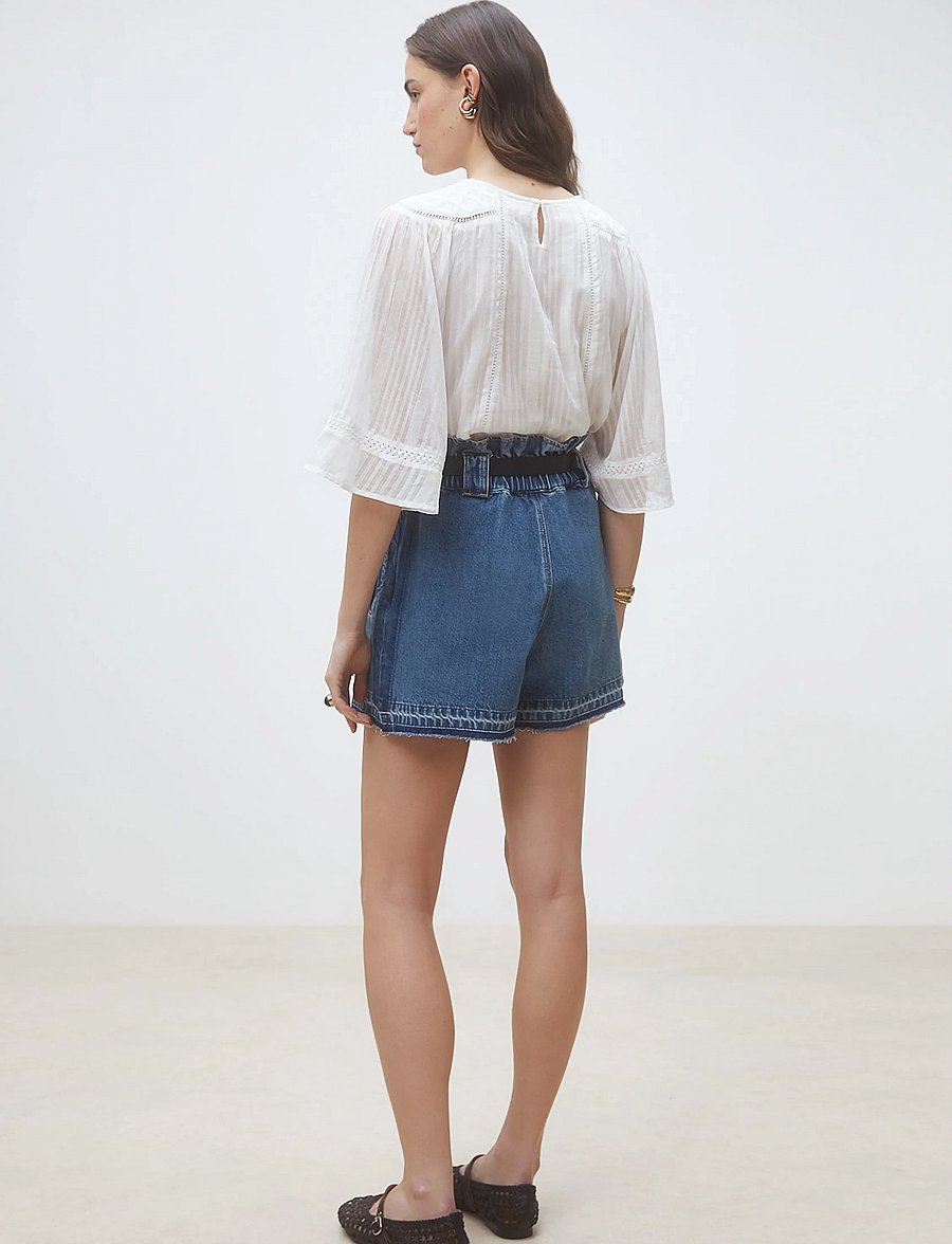 SUNCOO Paris - Laurynn - short-sleeved blouses - blanc casse - 2