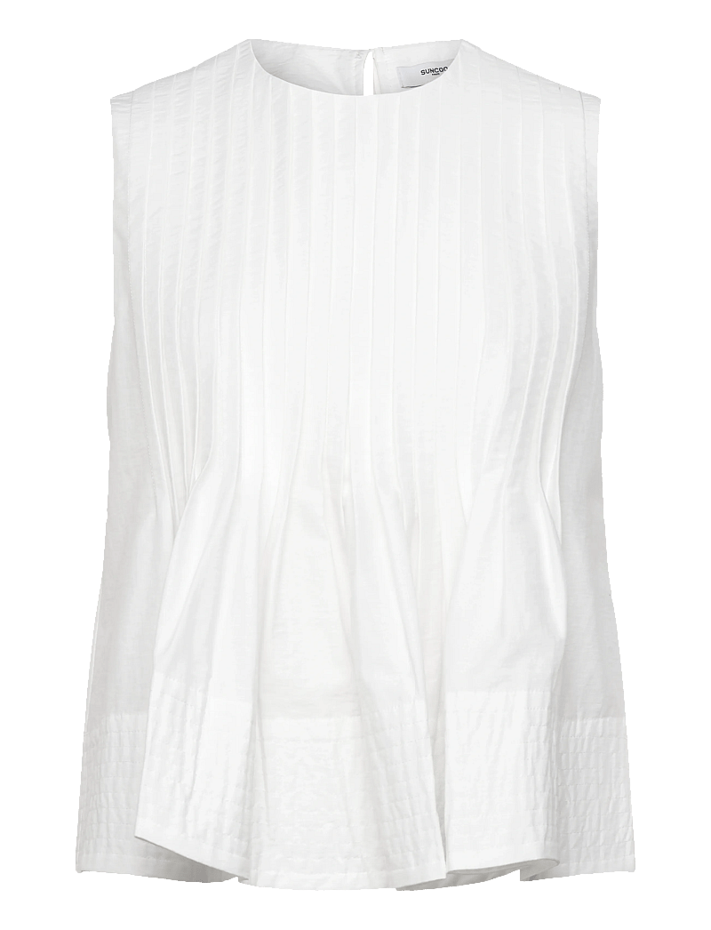 SUNCOO Paris - Luigi - Ärmellose blusen - blanc casse - 1