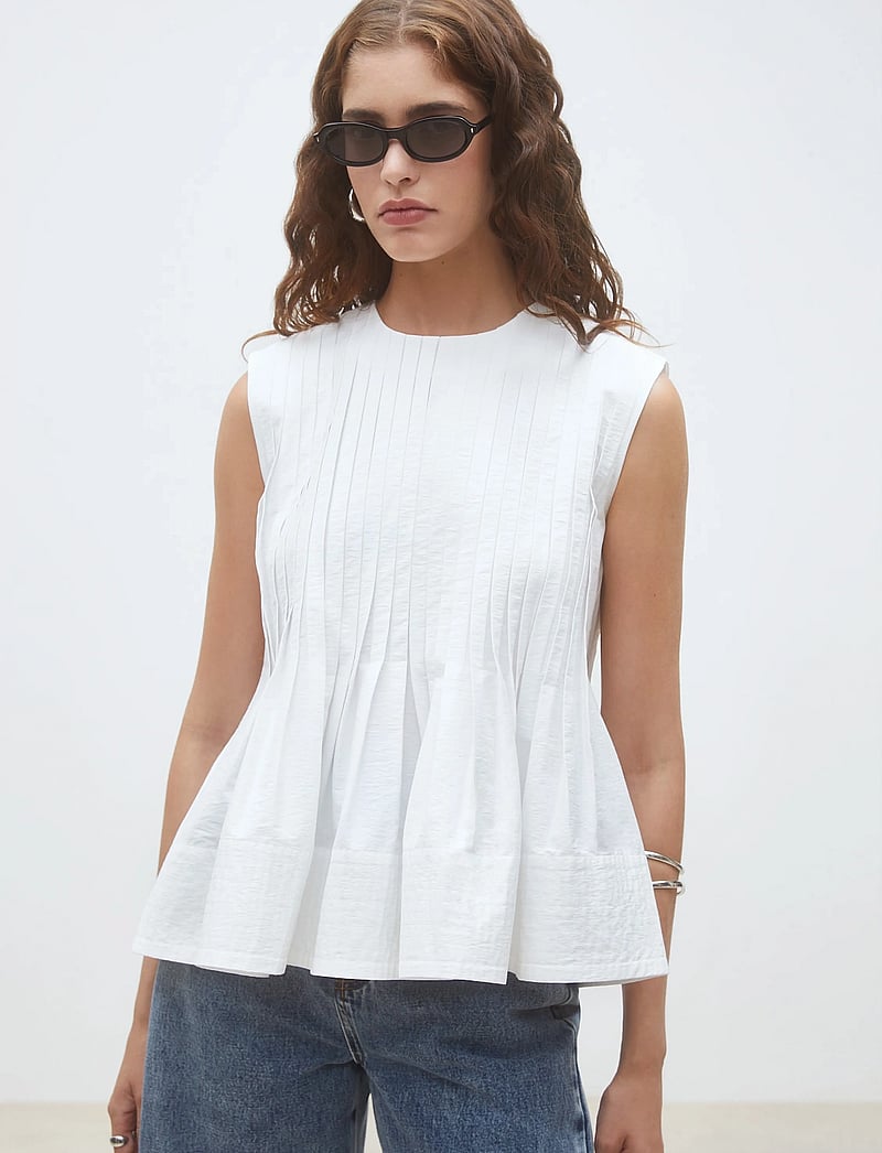 SUNCOO Paris - Luigi - Ärmellose blusen - blanc casse - 0