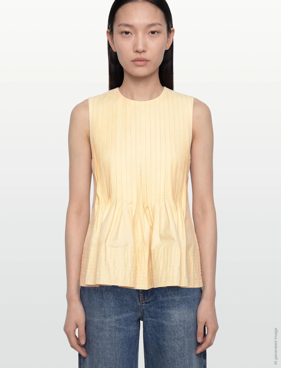 SUNCOO Paris - Luigi - Ärmellose blusen - jaune - 3