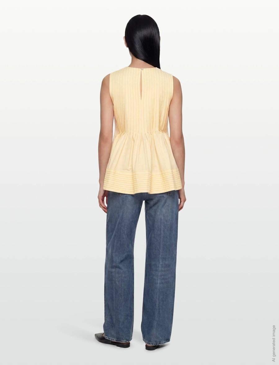 SUNCOO Paris - Luigi - Ärmellose blusen - jaune - 4