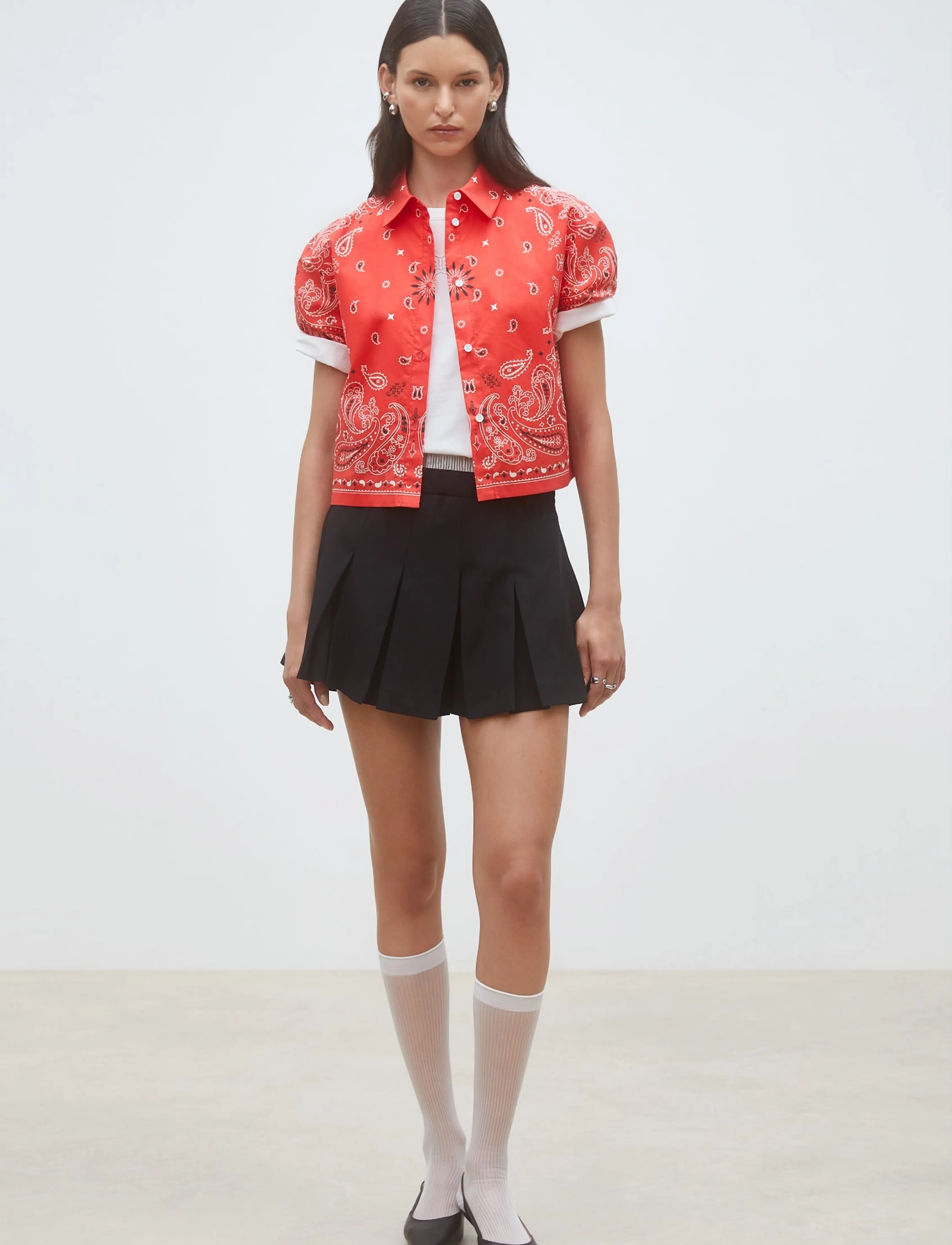 SUNCOO Paris - Luz - short-sleeved shirts - rouge - 0