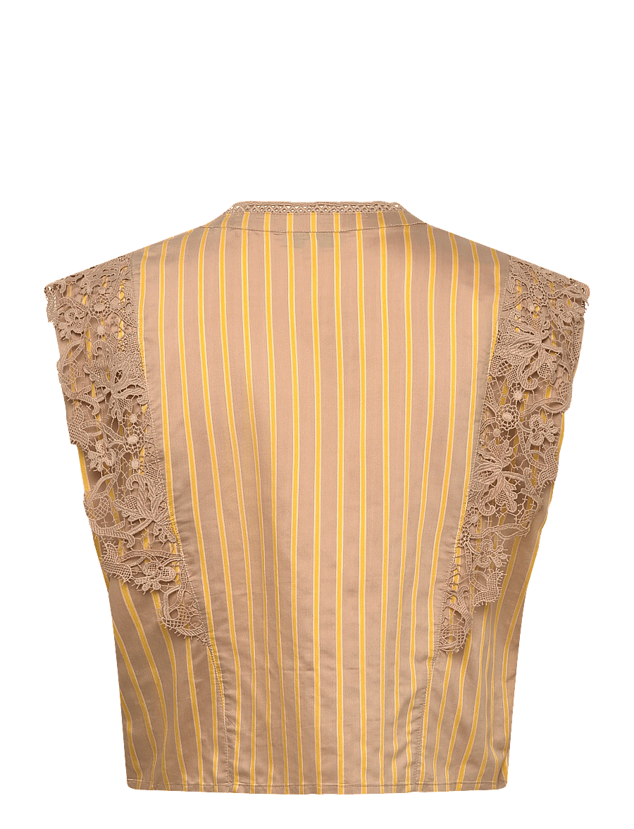 SUNCOO Paris - Lazur - Ärmellose blusen - camel - 2