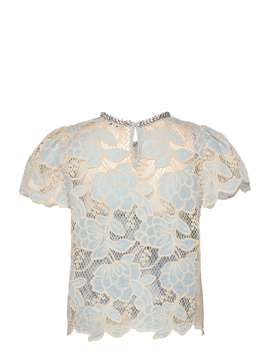 SUNCOO Paris - Lexy - kortærmede bluser - bleu ciel - 2
