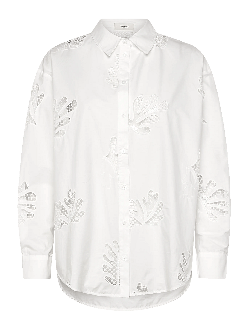 SUNCOO Paris - Loula - langærmede skjorter - blanc casse - 1