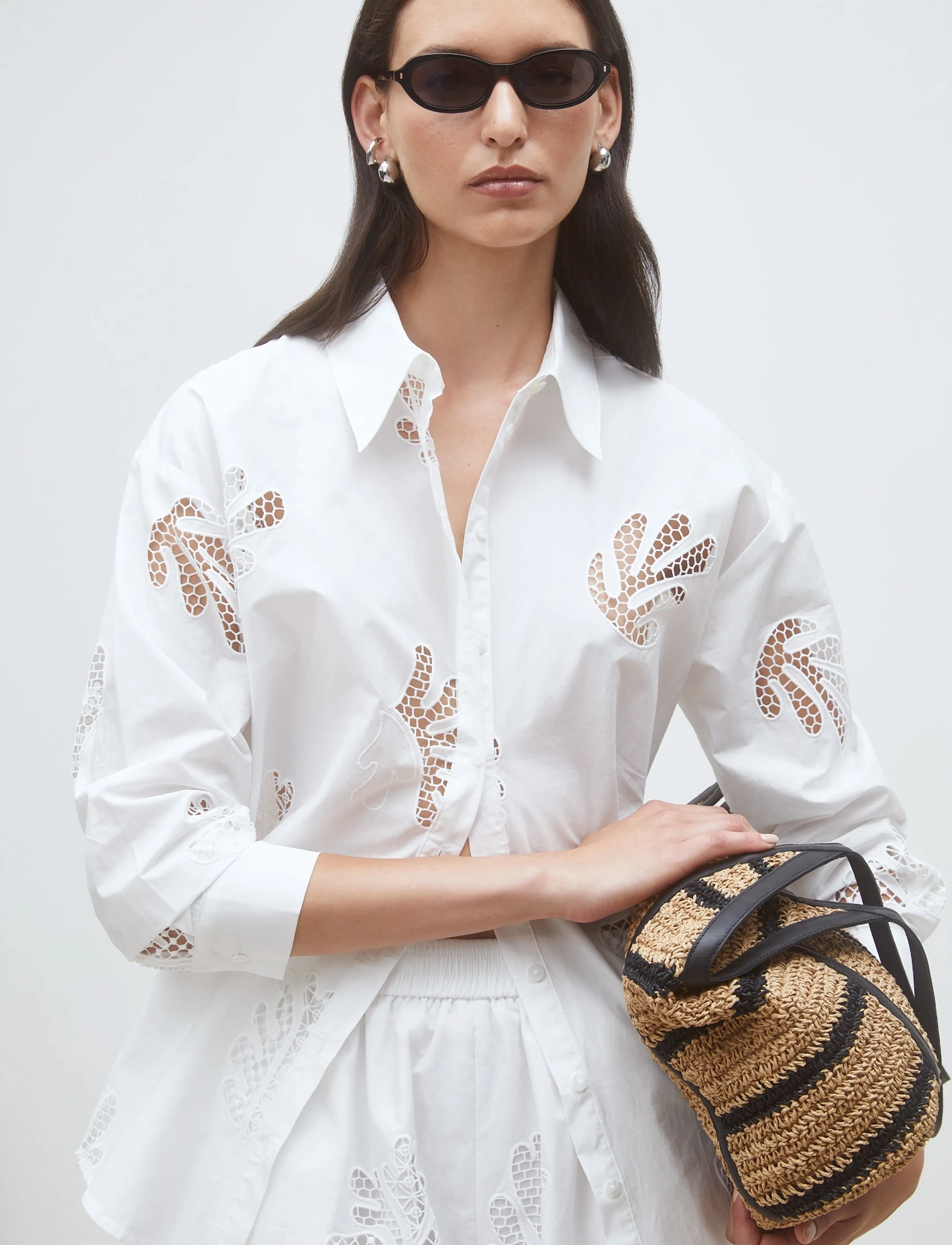 SUNCOO Paris - Loula - long-sleeved shirts - blanc casse - 4
