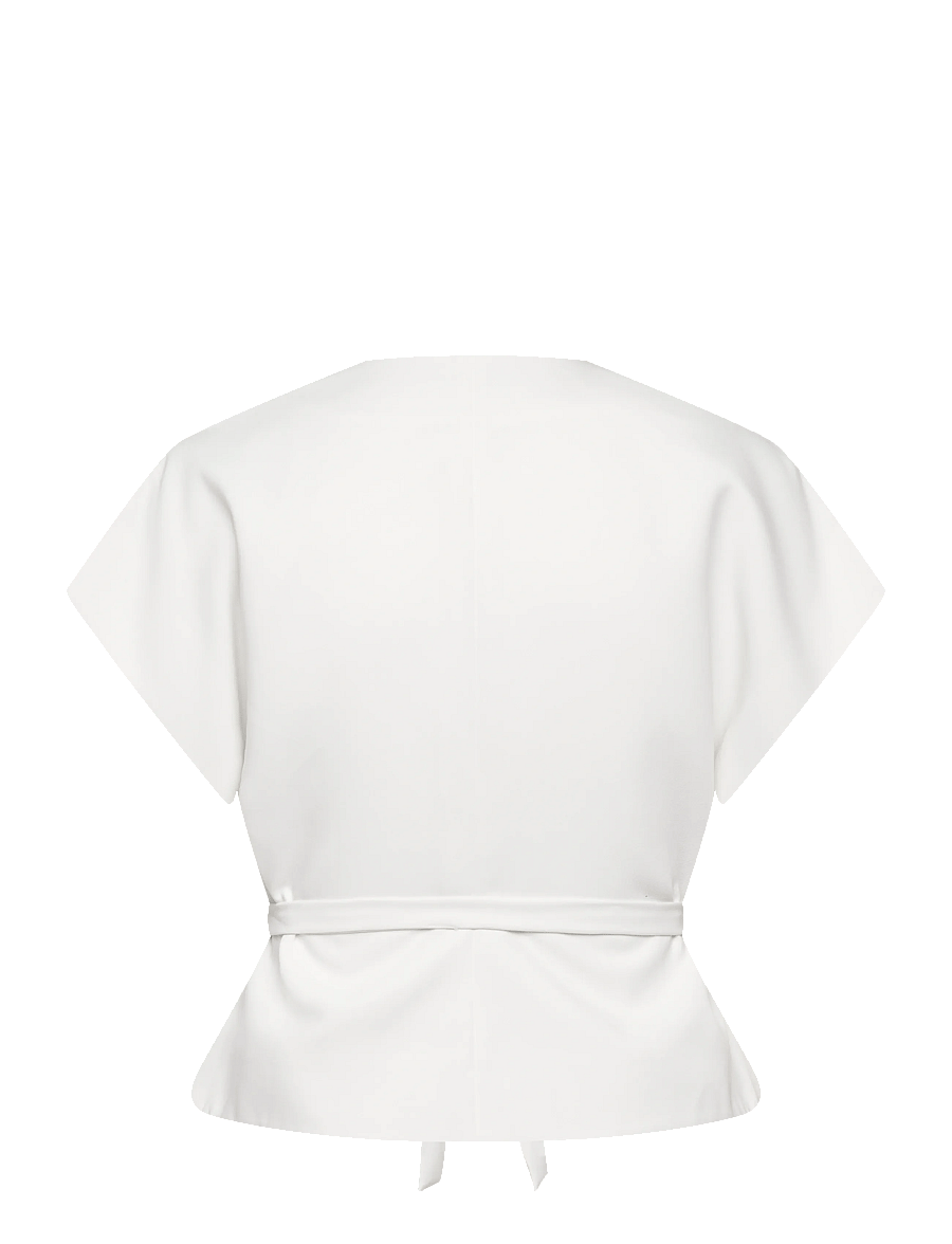 SUNCOO Paris - Lazlo - short-sleeved blouses - blanc casse - 2