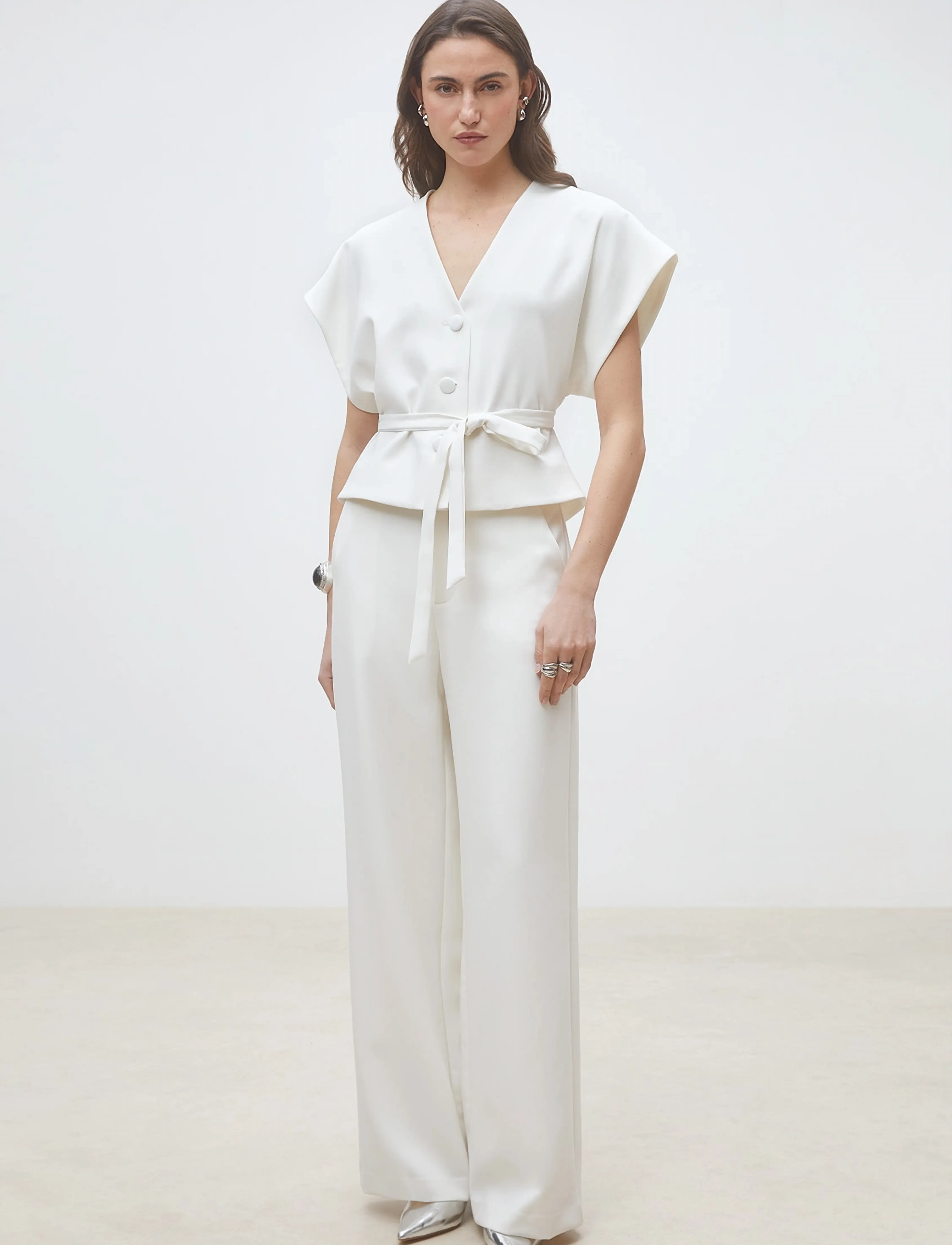 SUNCOO Paris - Lazlo - lyhythihaiset puserot - blanc casse - 3