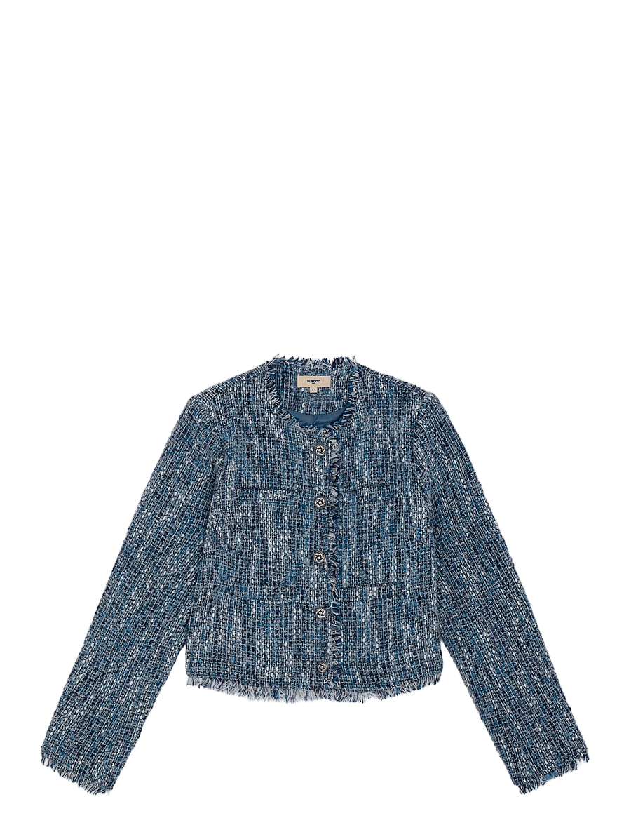 SUNCOO Paris - Diana - bouclé - bleu - 1