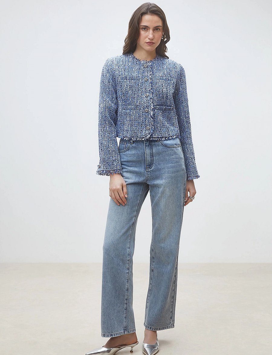 SUNCOO Paris - Diana - bouclé - bleu - 0