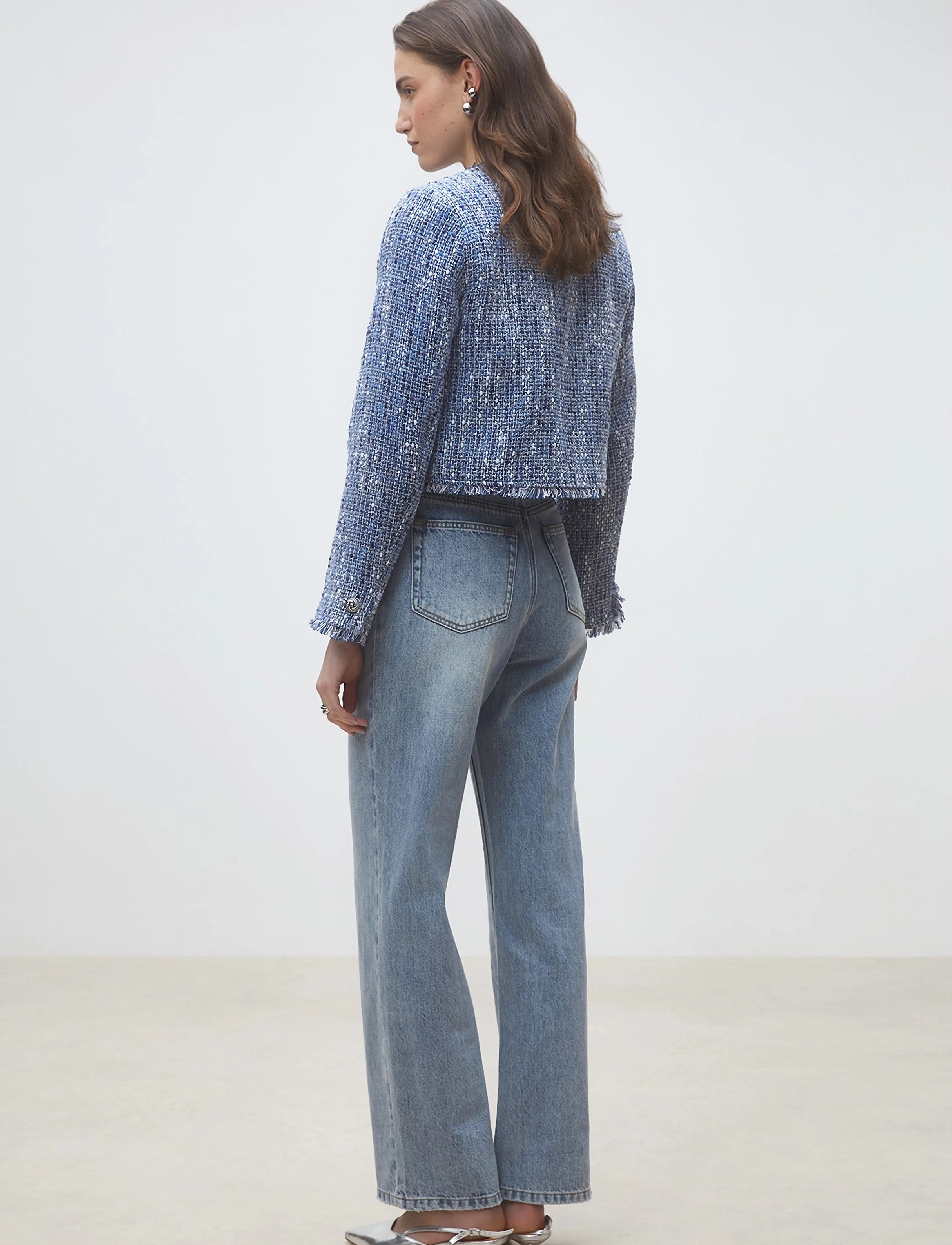 SUNCOO Paris - Diana - bouclé-jakkar - bleu - 2