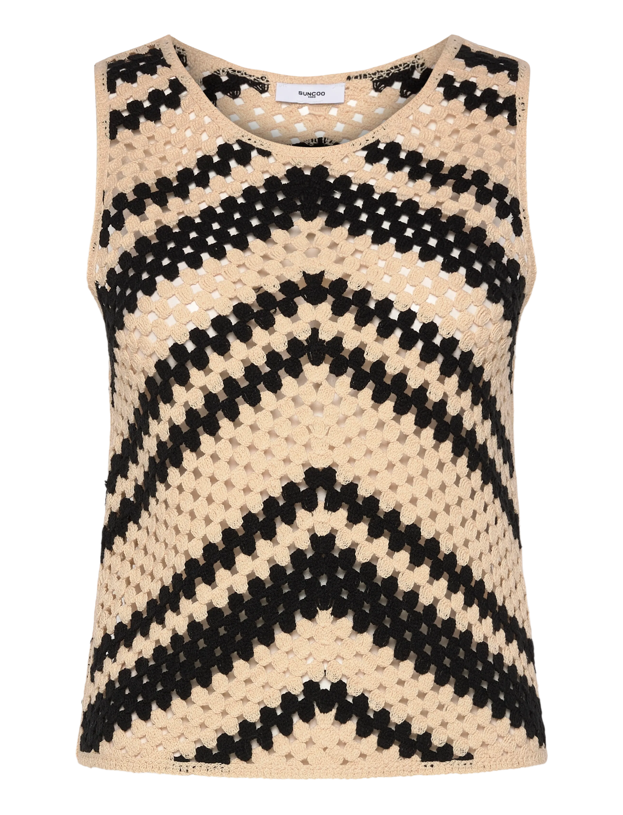 SUNCOO Paris Pissaro - T-Shirts & Tops - CREME / cream