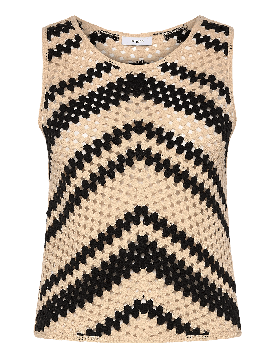 SUNCOO Paris - Pissaro - Ärmellose tops - creme - 1